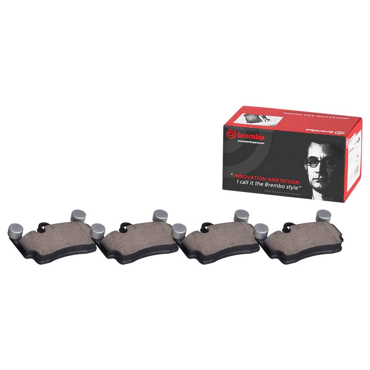 Audi Volkswagen Disc Brake Pad Set - Front (Ceramic) 4B3698151B Brembo