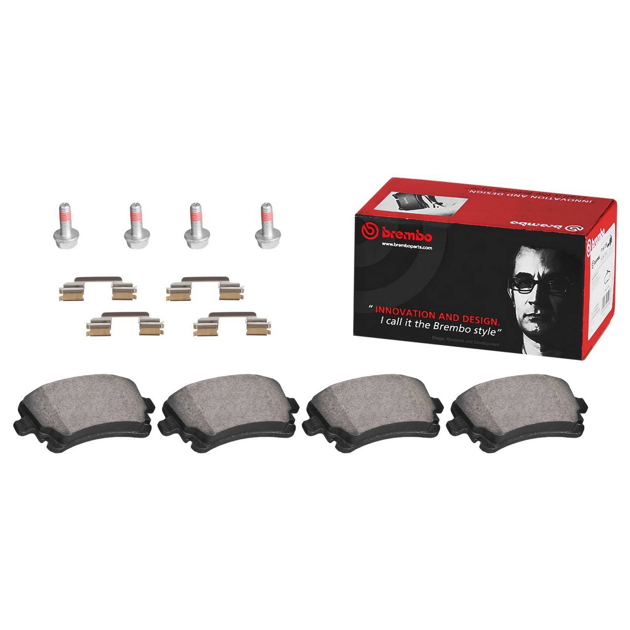 Volkswagen Disc Brake Pad And Rotor Kit Front 288mm Ceramic Brembo Brembo Kt00604 