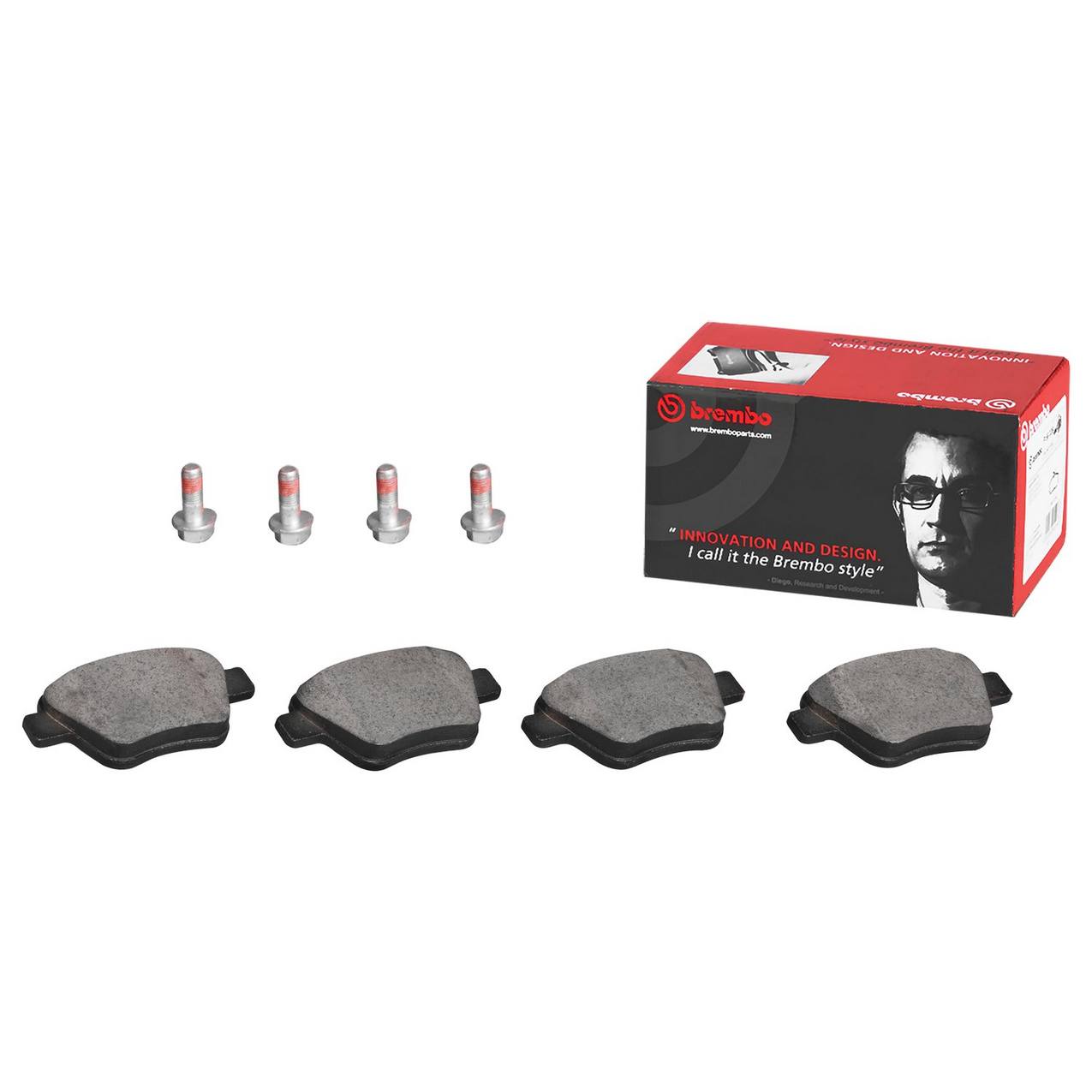 Volkswagen Disc Brake Pad Set - Rear (Ceramic) 7L6698451B Brembo