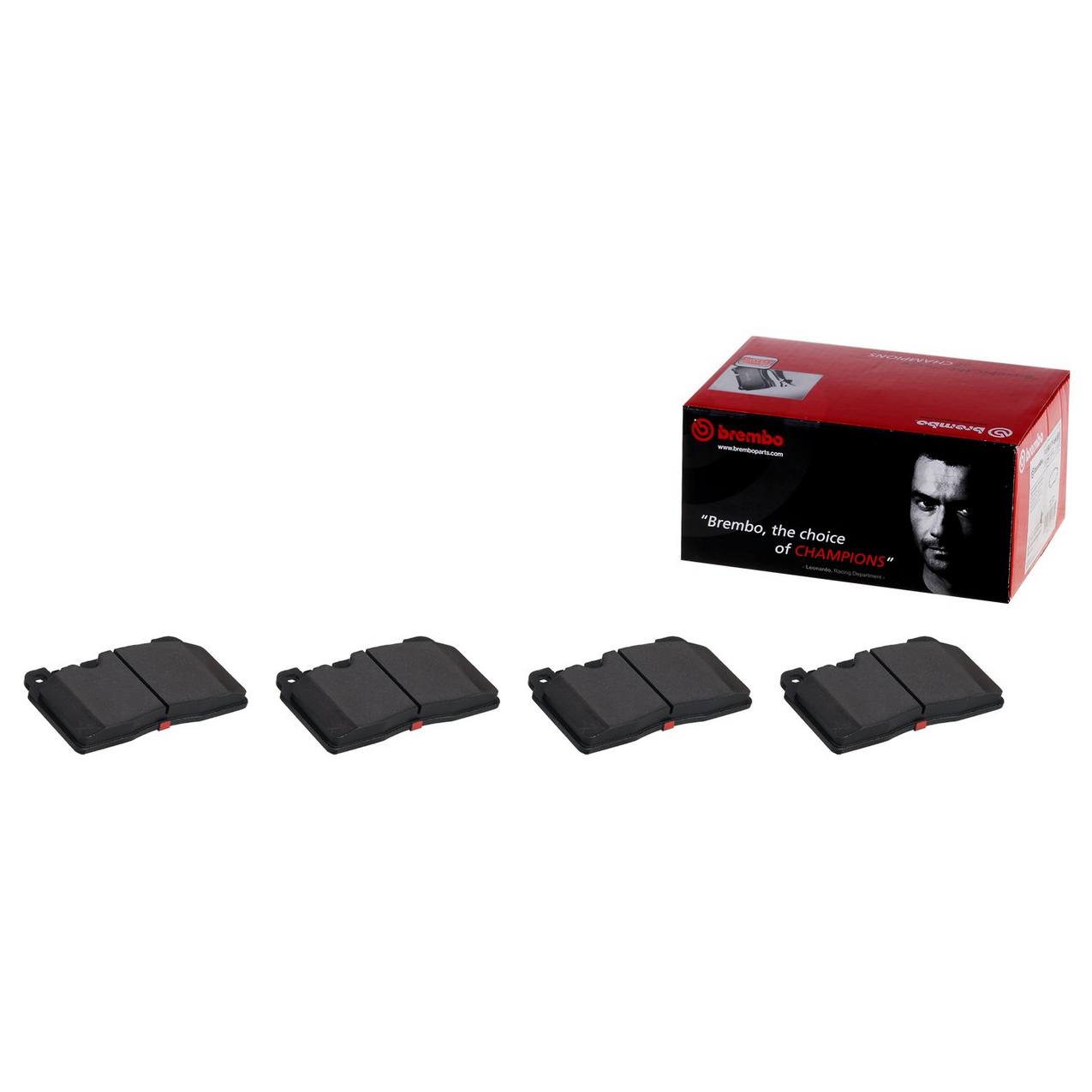 Audi Volkswagen Disc Brake Pad Set - Front (Ceramic) 5N0698151C Brembo