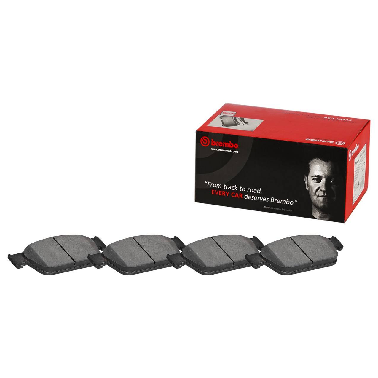 Audi Disc Brake Pad Set - Front (Ceramic) 8R0698151R Brembo