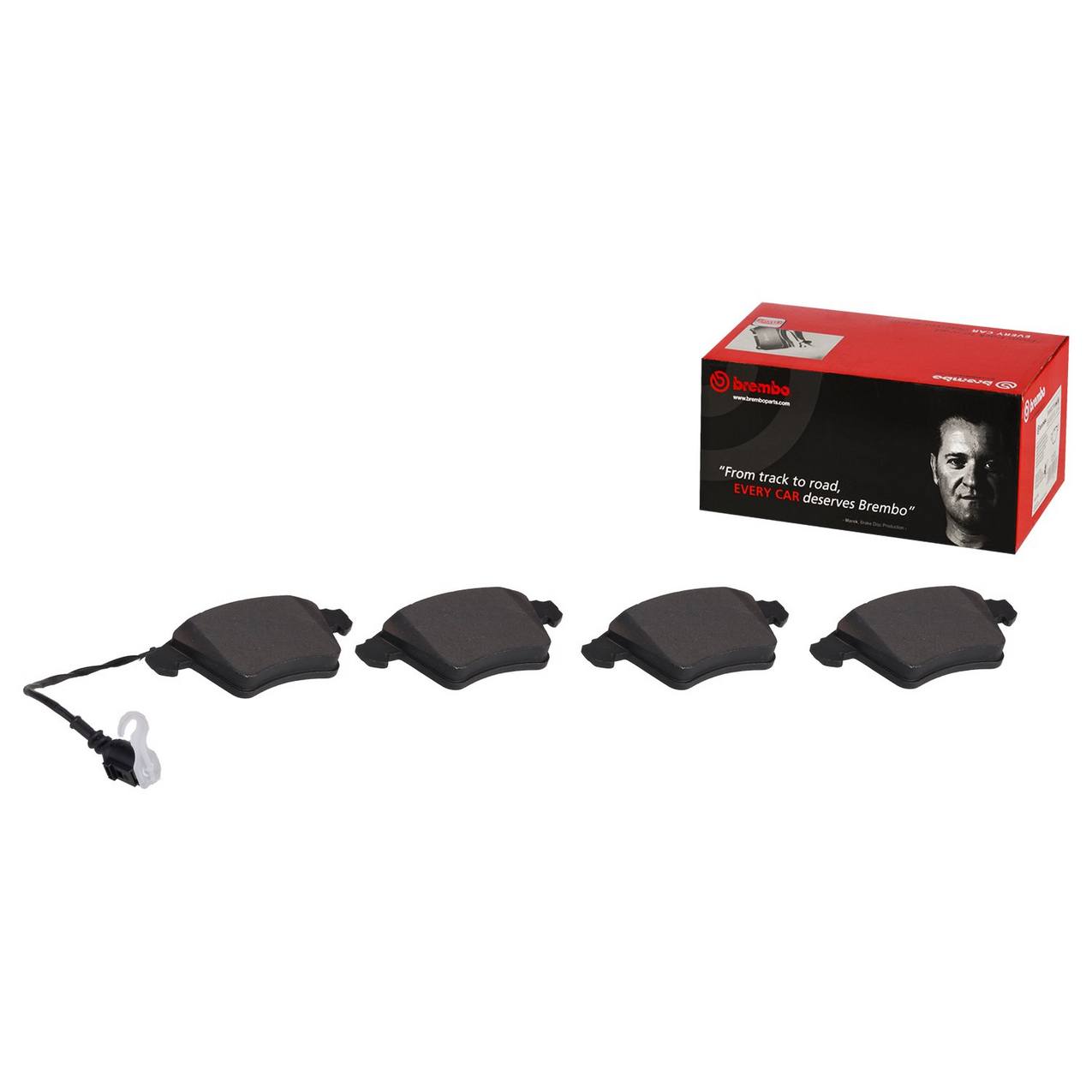 Audi Volkswagen Disc Brake Pad Set - Front (Ceramic) 8J0698151C Brembo