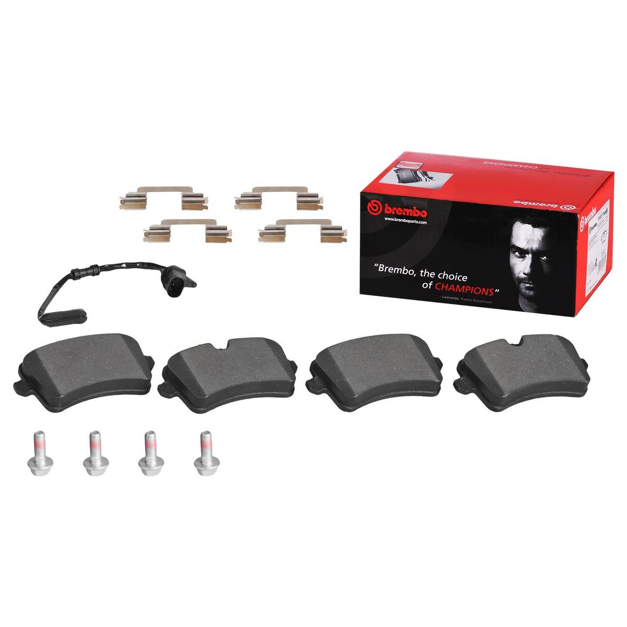 Volkswagen Disc Brake Pad Set - Front (Ceramic) 5Q0698151D Brembo