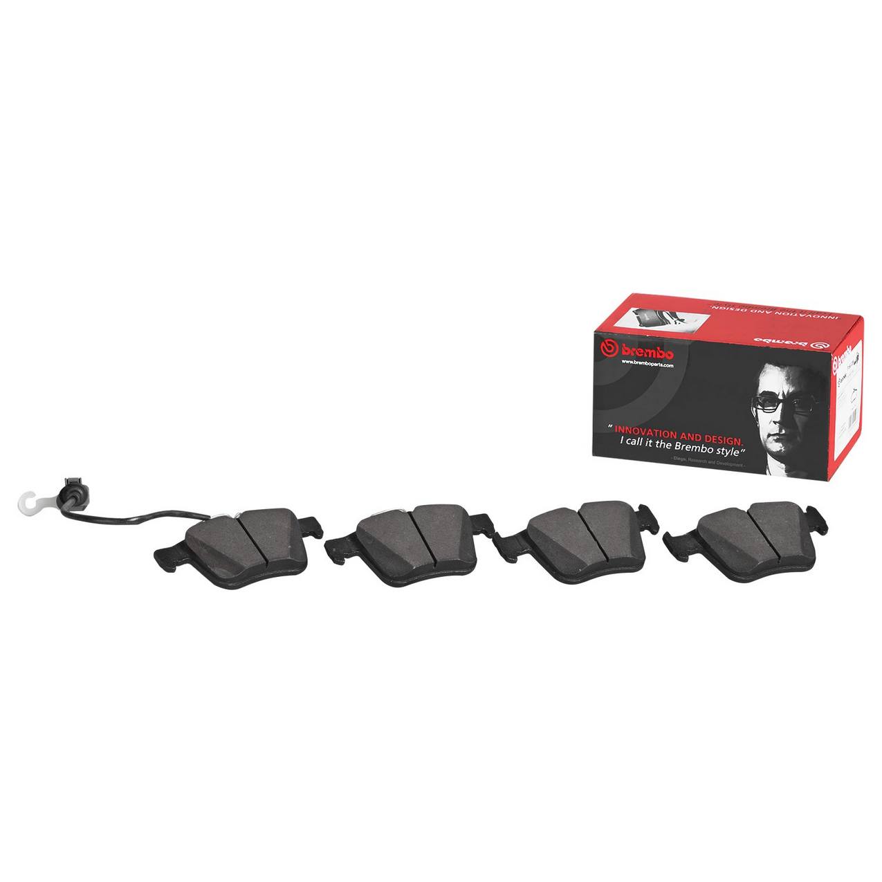 Audi Disc Brake Pad Set - Rear (Ceramic) 4H0698451K Brembo