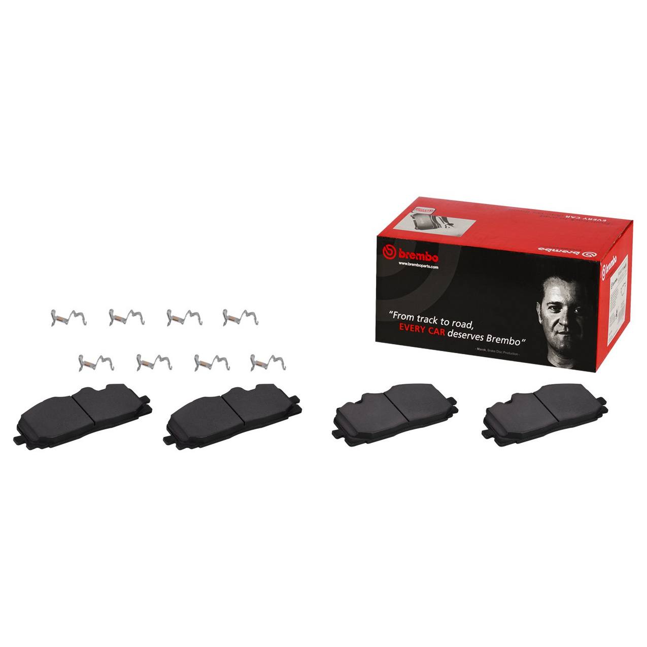 Audi Disc Brake Pad Set - Rear (Ceramic) 4N0698451C Brembo