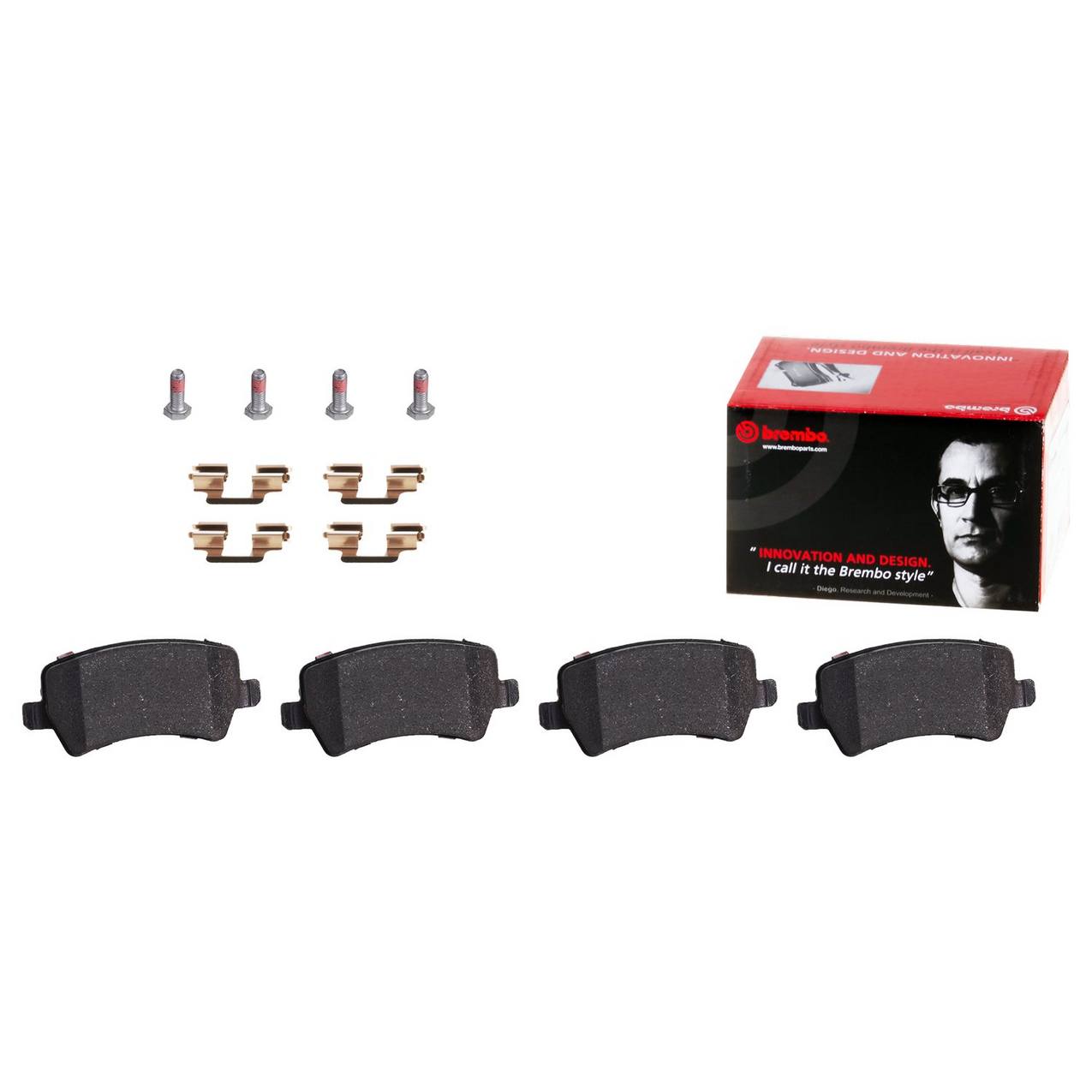 Volvo Disc Brake Pad Set - Front (Ceramic) 31262705 Brembo