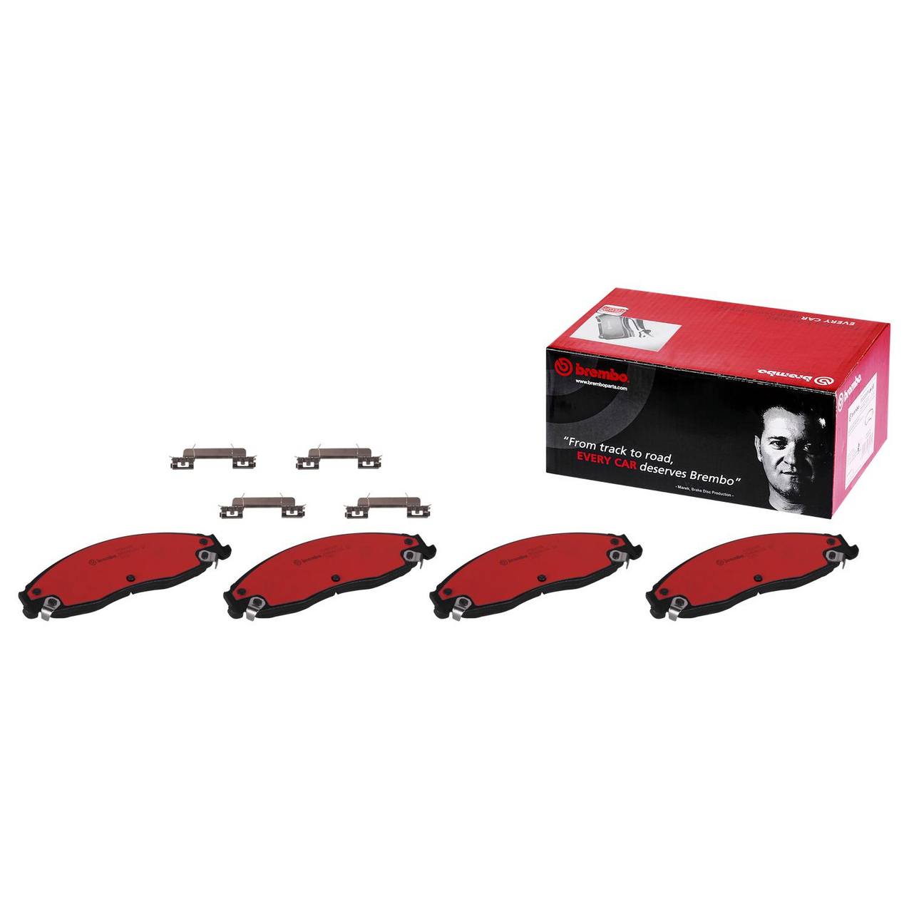 Cadillac Disc Brake Pad Set - Front (Ceramic) 89060358 Brembo