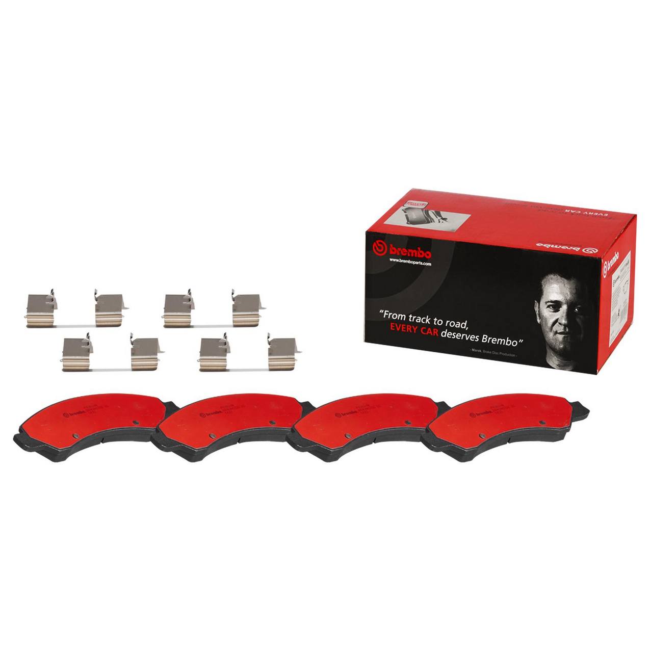 Cadillac Chevrolet GMC Disc Brake Pad Set - Front (Ceramic) 89059119 Brembo