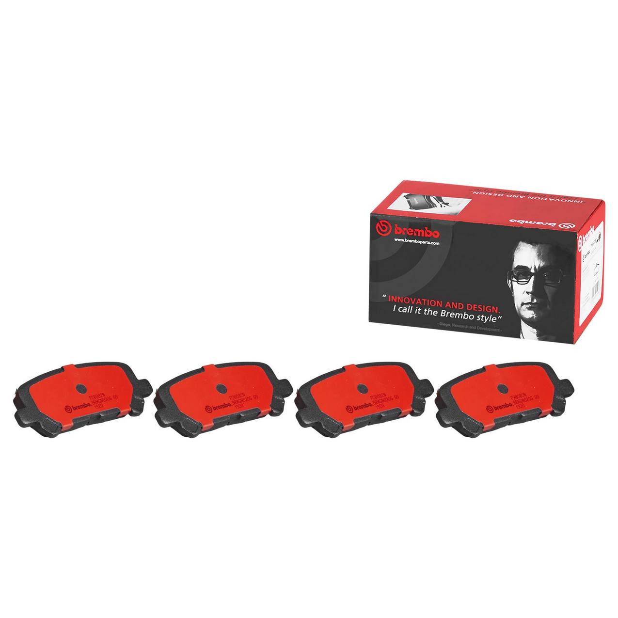 Honda Acura Disc Brake Pad Set - Rear (Ceramic) 43022TK8A01 Brembo