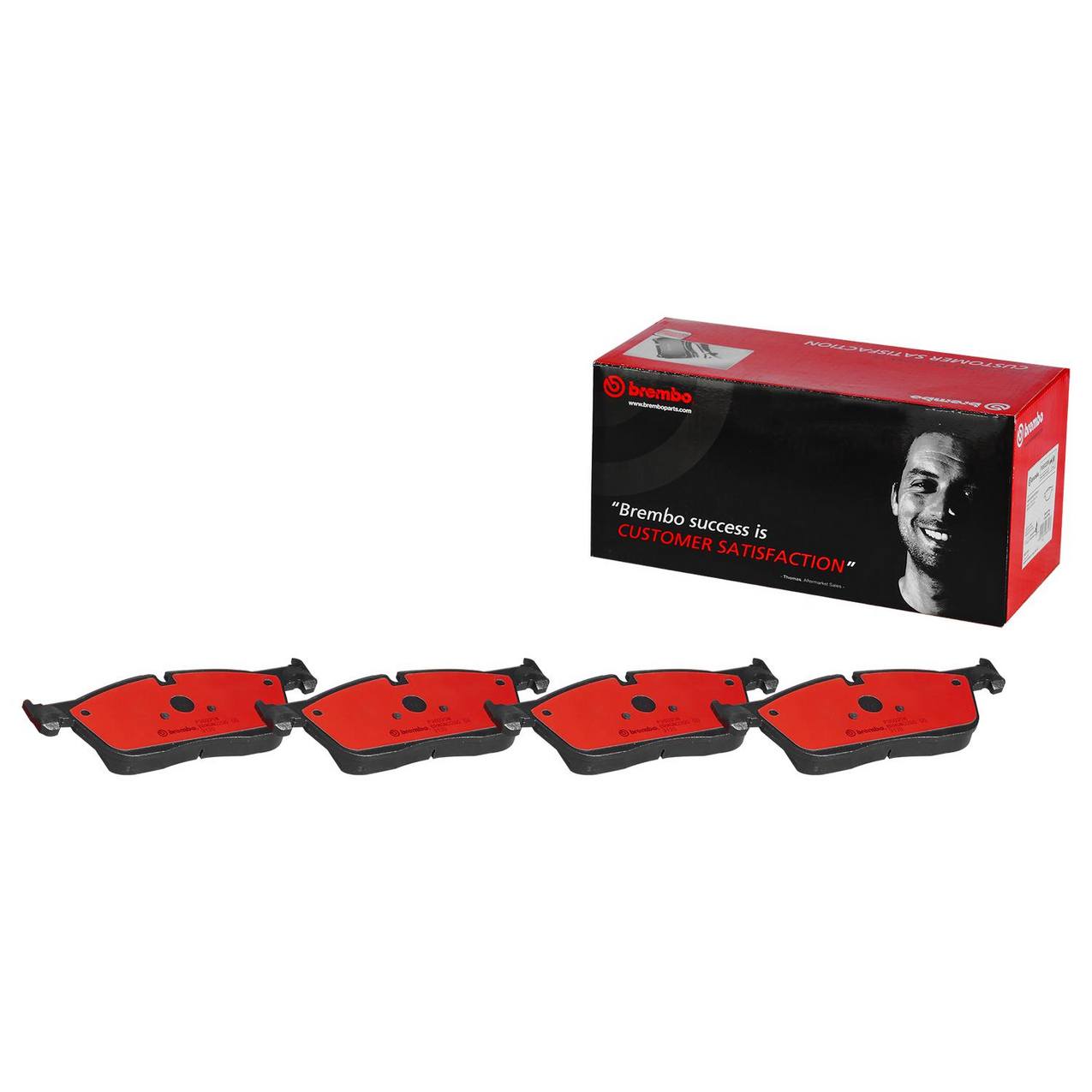 Jaguar Land Rover Disc Brake Pad Set - Front (Ceramic) T4N9760 Brembo