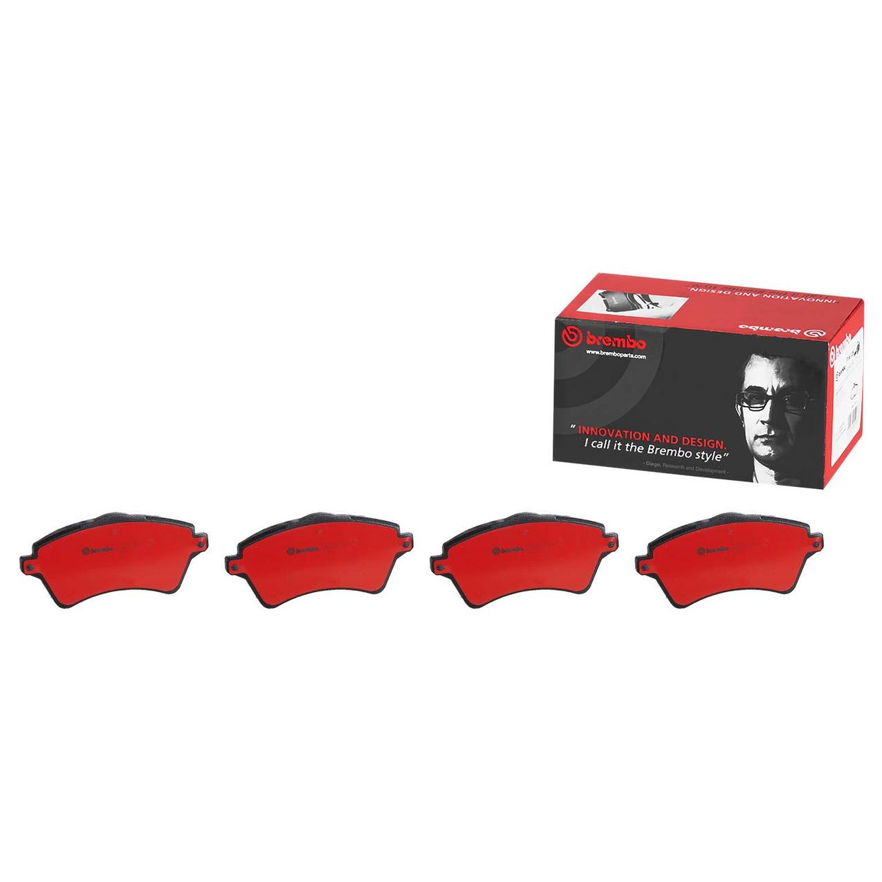 Land Rover Disc Brake Pad Set - Front (Ceramic) SFP500100 Brembo