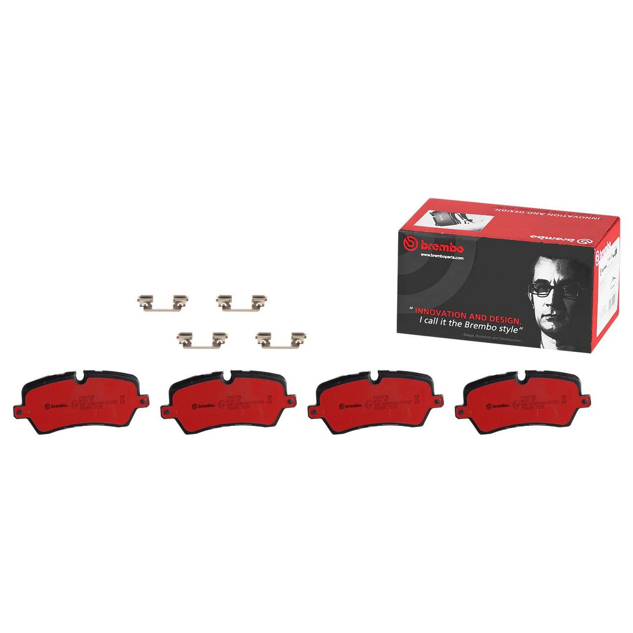 Land Rover Disc Brake Pad Set - Rear (Ceramic) LR108260 Brembo