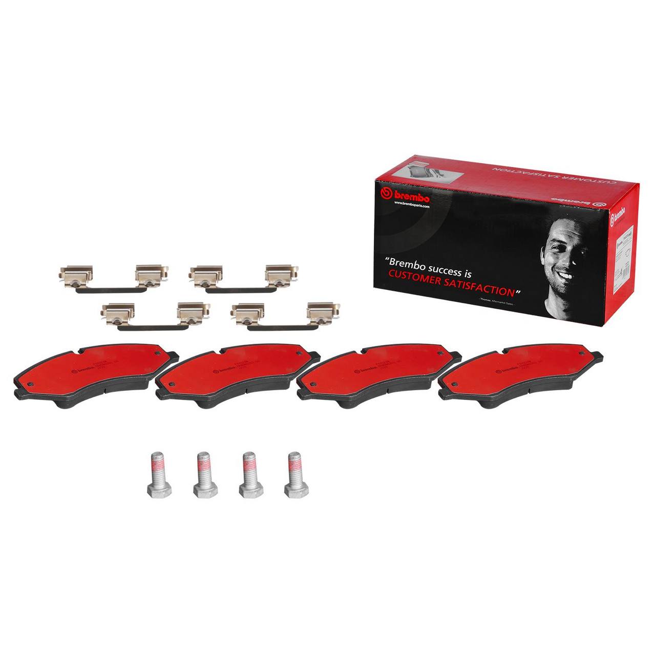 Land Rover Disc Brake Pad Set - Front (Ceramic) LR026221 Brembo