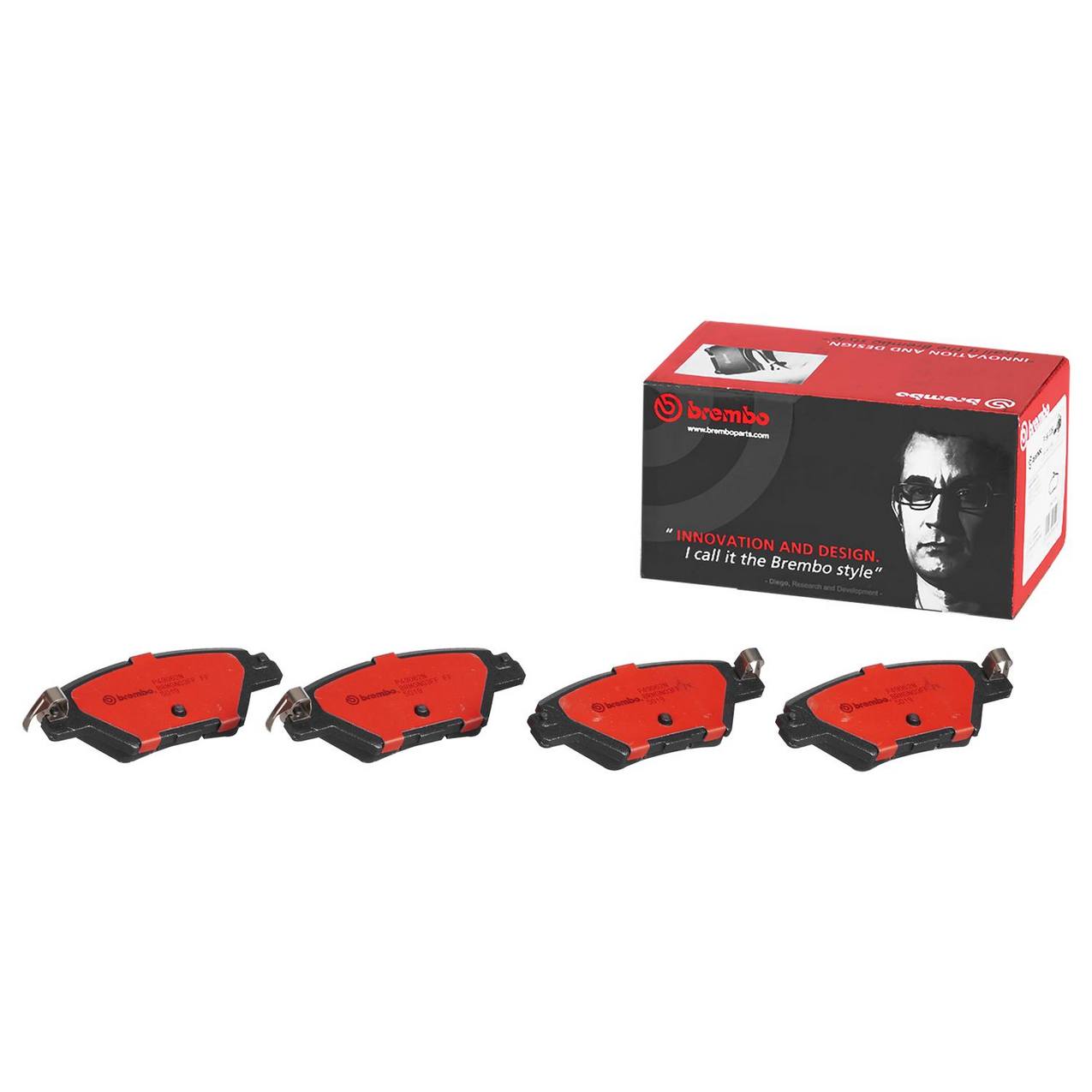 Mazda Disc Brake Pad Set - Rear (Ceramic) TKY82648ZA Brembo