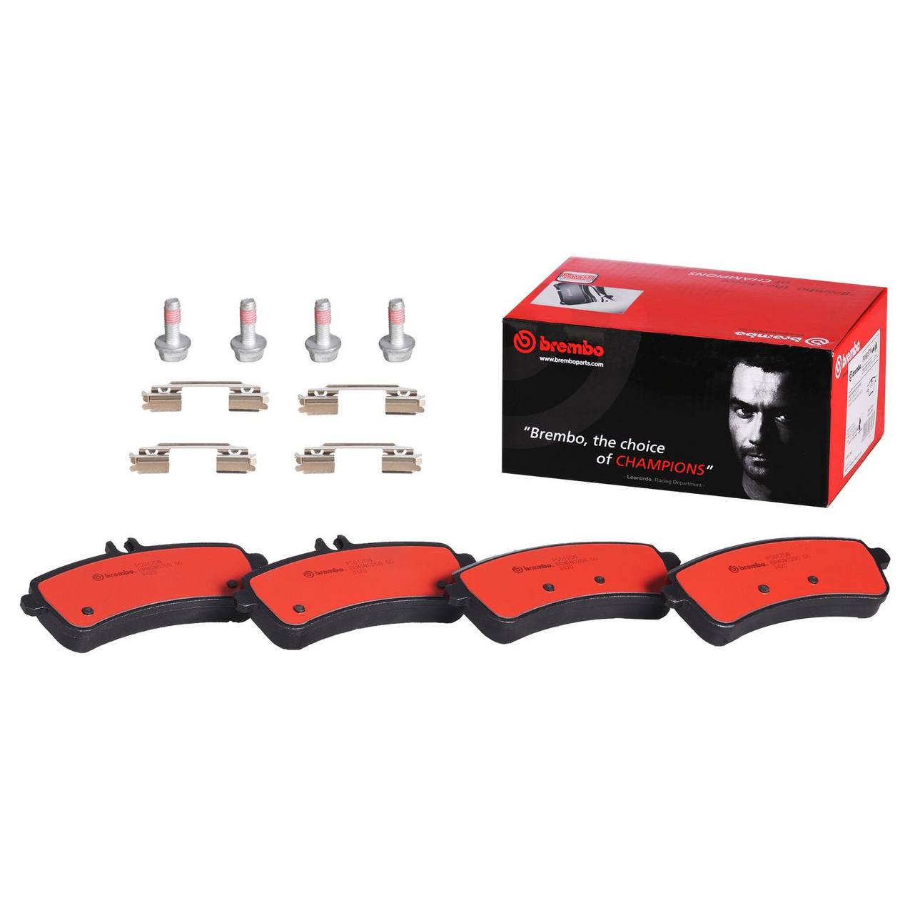 Mercedes Disc Brake Pad Set - Front (Ceramic) A0084203820 Brembo