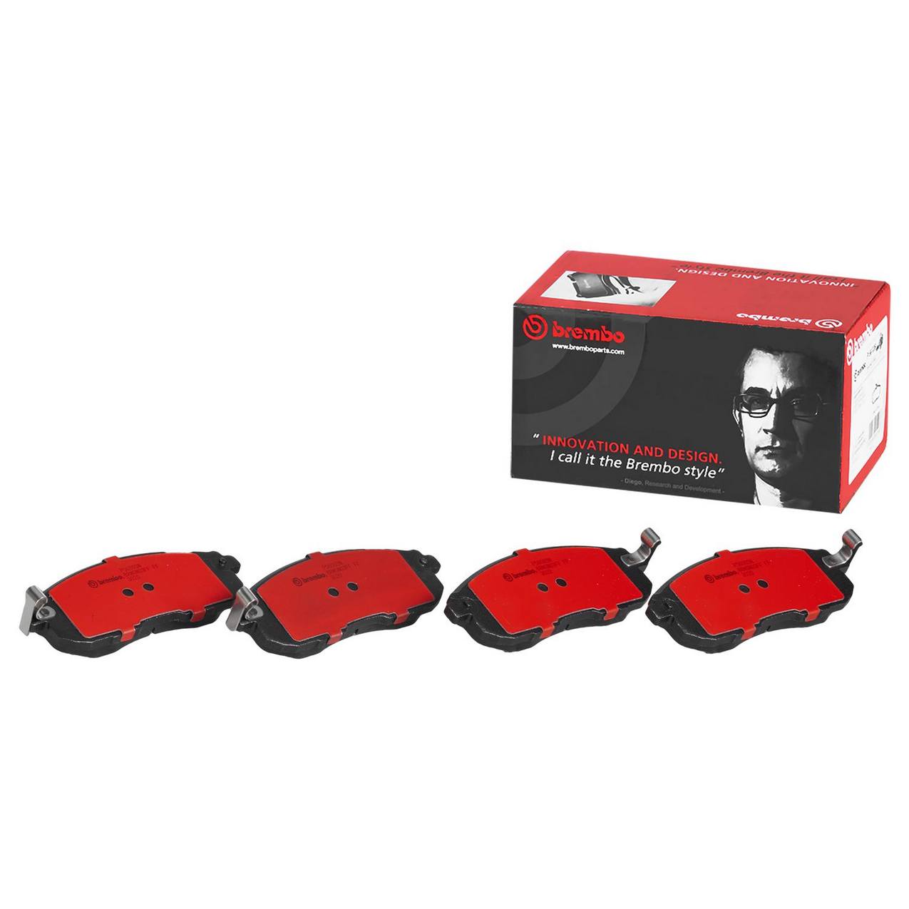 Nissan Infiniti Disc Brake Pad Set - Front (Ceramic) D1080JA00A Brembo