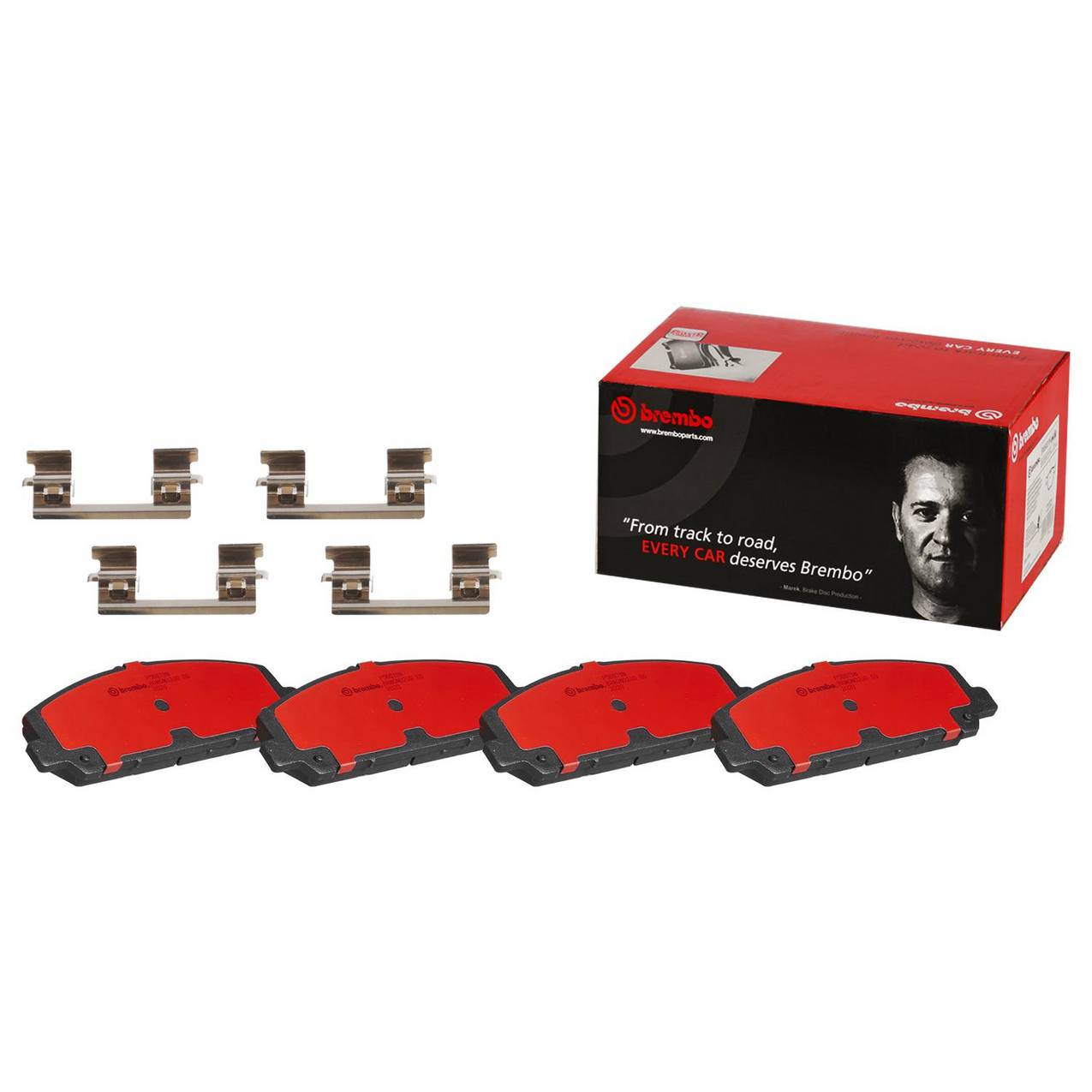 Nissan Infiniti Suzuki Disc Brake Pad Set - Front (Ceramic) D1609FE0A Brembo