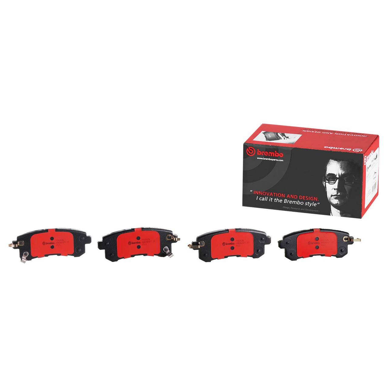 Nissan Infiniti Disc Brake Pad Set - Rear (Ceramic) D40601LB8E Brembo