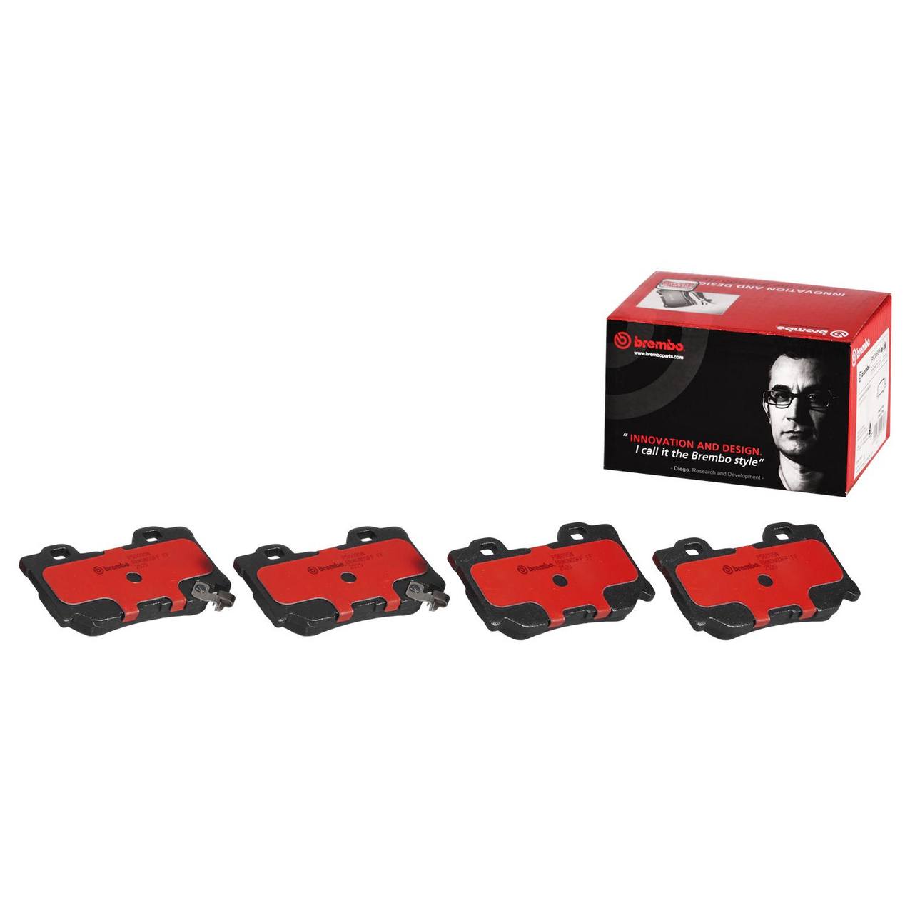 Nissan Infiniti Disc Brake Pad Set - Rear (Ceramic) D4060JL00J Brembo