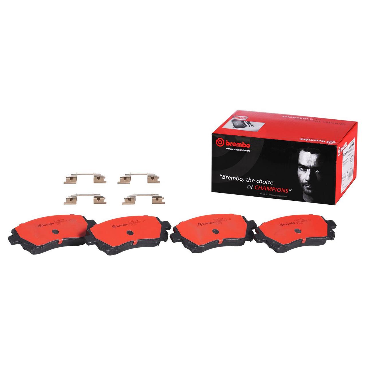 Subaru Disc Brake Pad Set - Front (Ceramic) 26296AE220 Brembo