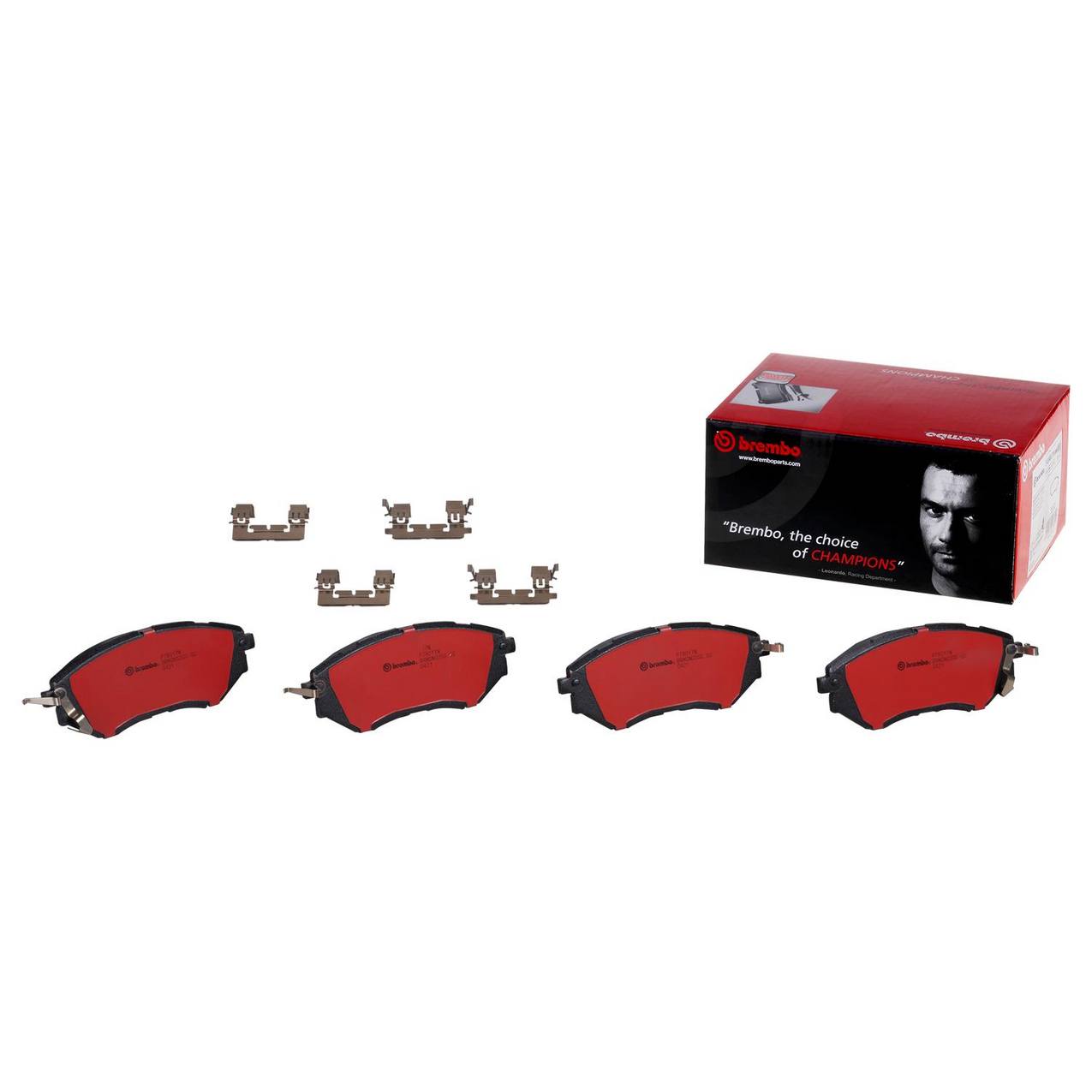 Subaru Disc Brake Pad Set - Front (Ceramic) 26696AL01A Brembo