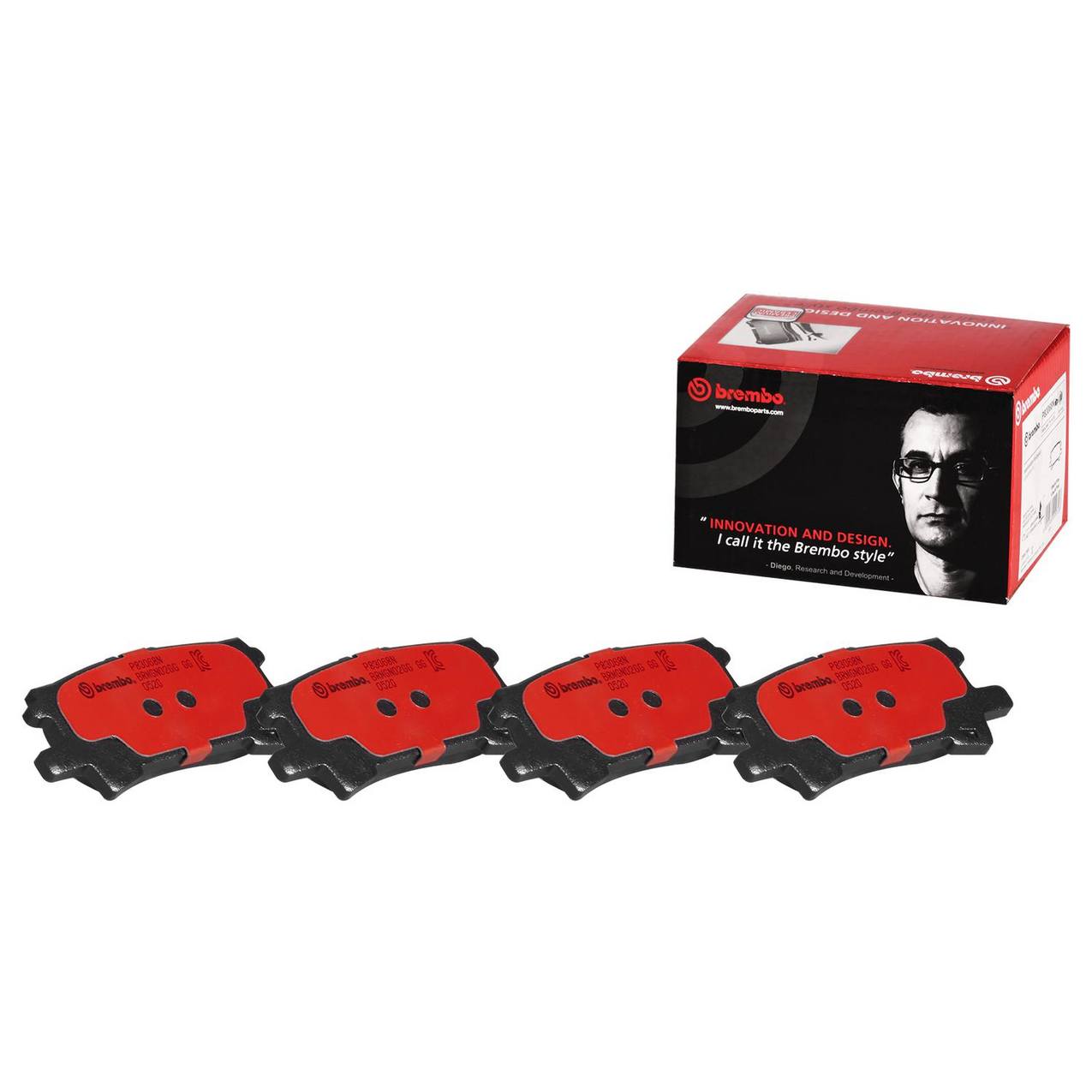 Toyota Lexus Disc Brake Pad Set - Rear (Ceramic) 0446648060 Brembo