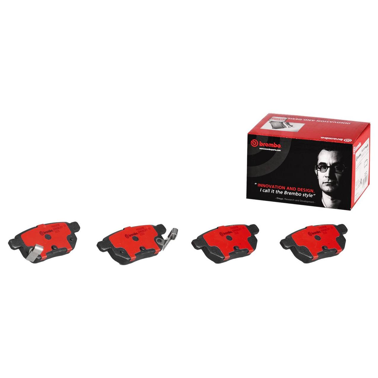 Toyota Lexus Disc Brake Pad Set - Rear (Ceramic) 0446648020 Brembo