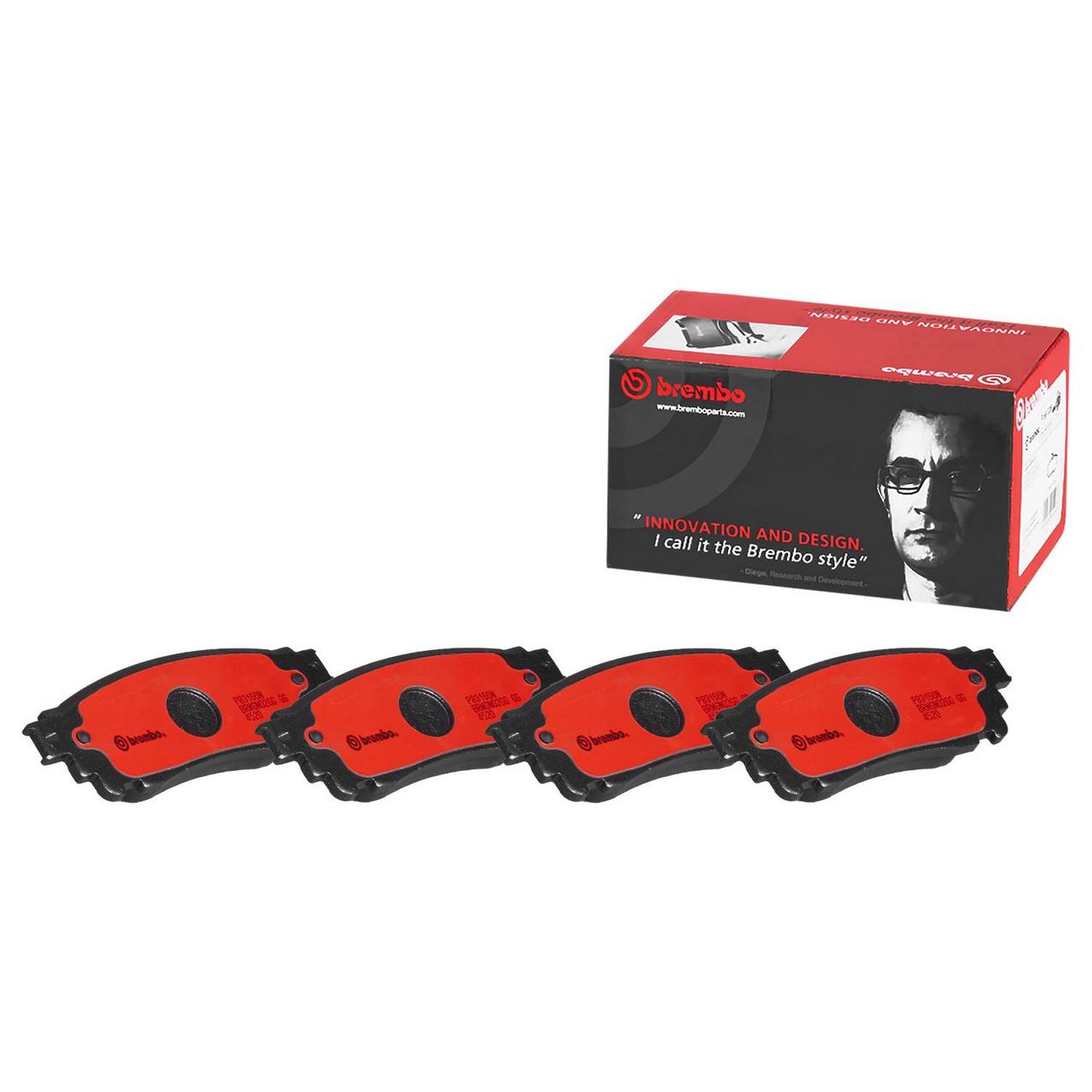 Lexus Disc Brake Pad Set - Rear (Ceramic) 0446678020 Brembo