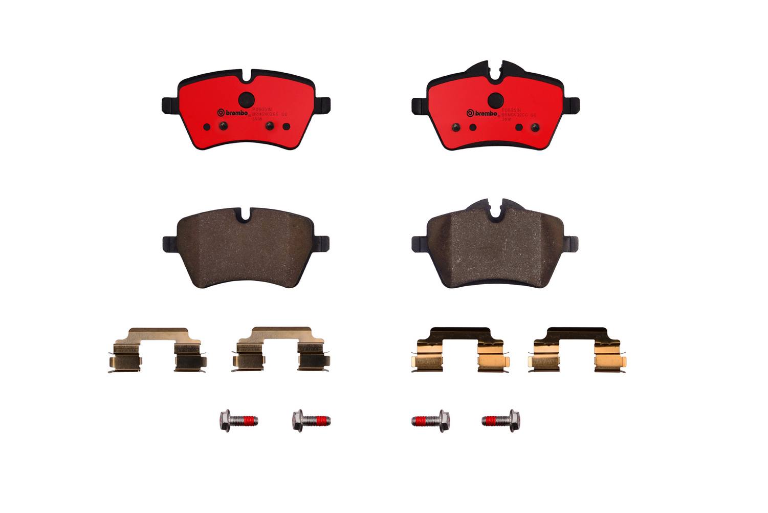 BMW Disc Brake Pad Set - Front (Ceramic) 34116799166 Brembo