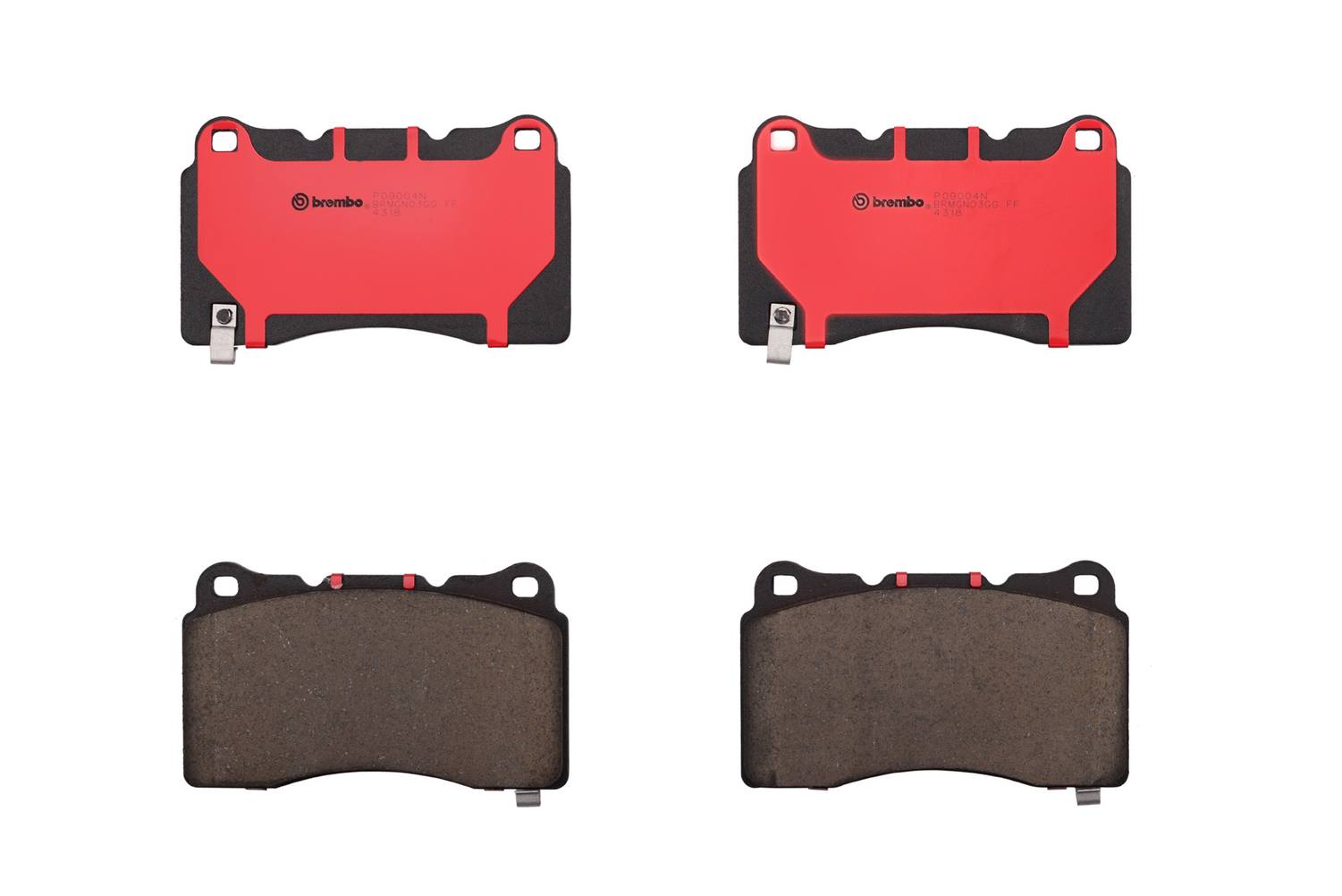 Cadillac Ford Tesla Disc Brake Pad Set - Front (Ceramic) DR3Z2001C Brembo