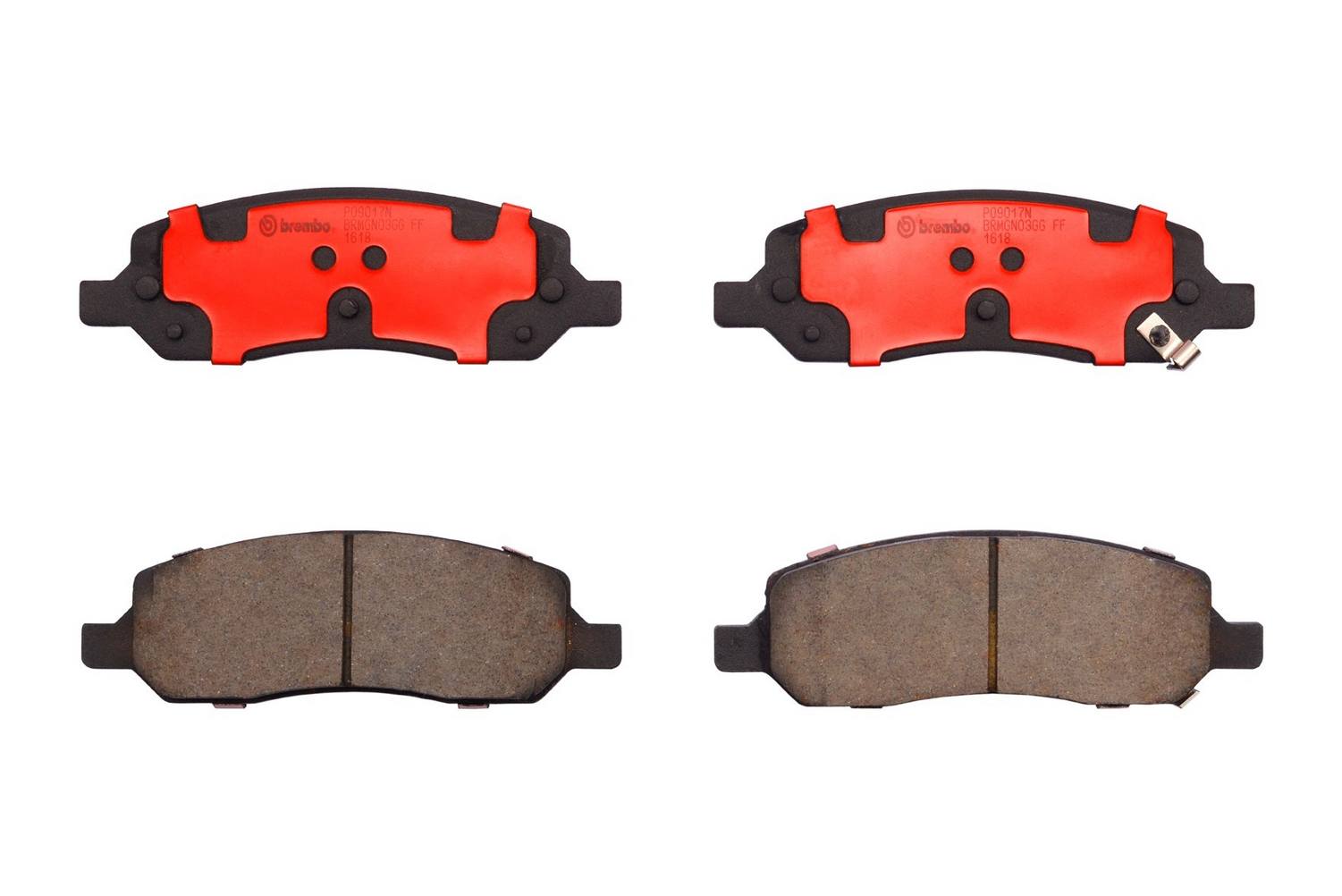 Cadillac Buick Disc Brake Pad Set - Rear (Ceramic) 15773987 Brembo