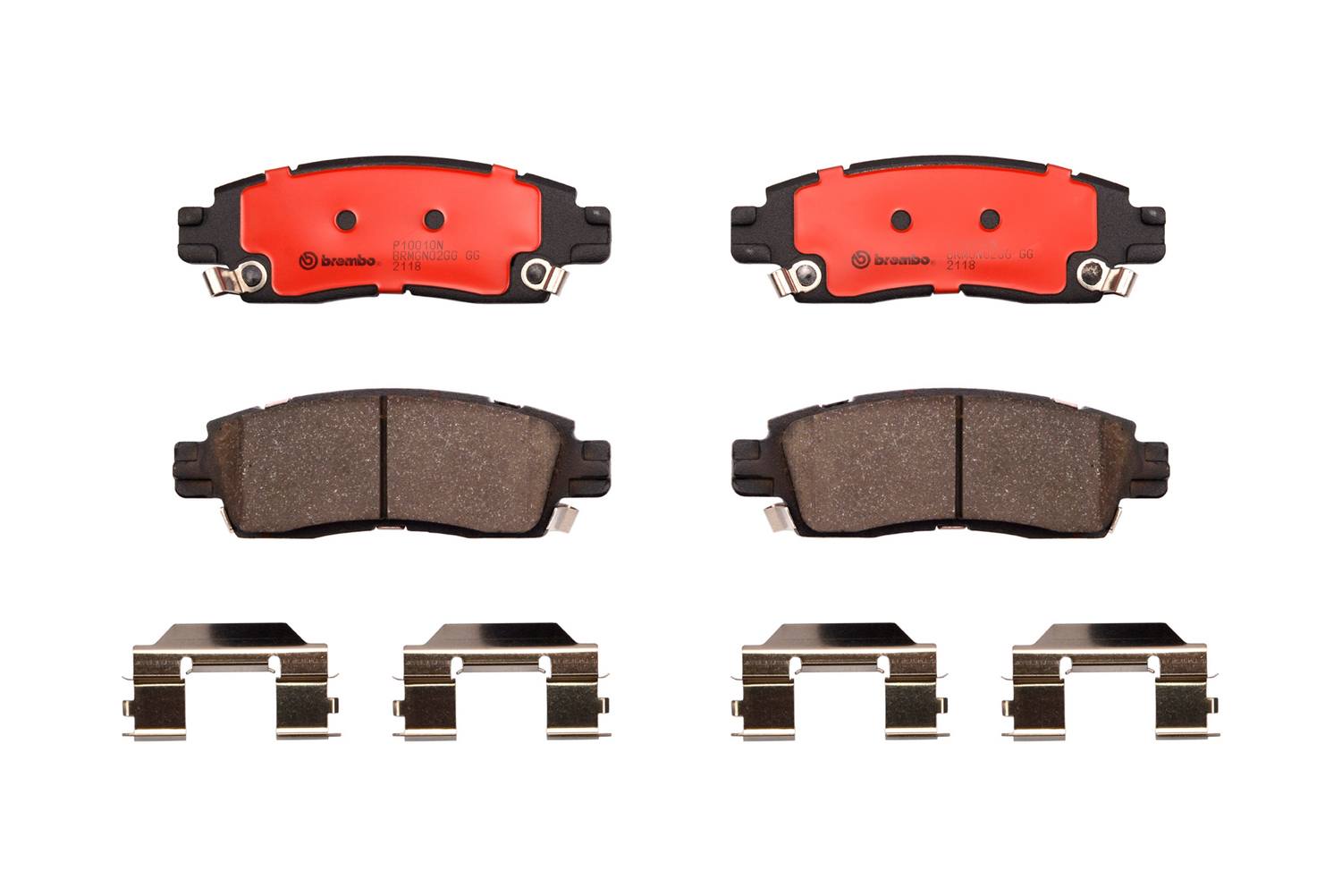 Buick Chevrolet Saab Disc Brake Pad Set - Rear (Ceramic) 89027184 Brembo