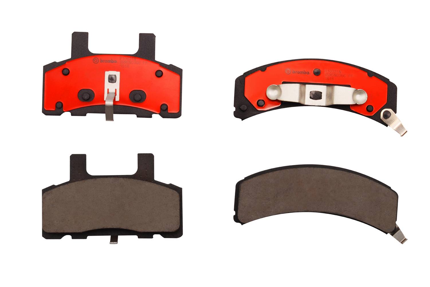 Cadillac Chevrolet Dodge Disc Brake Pad Set - Front (Ceramic) 89026844 Brembo