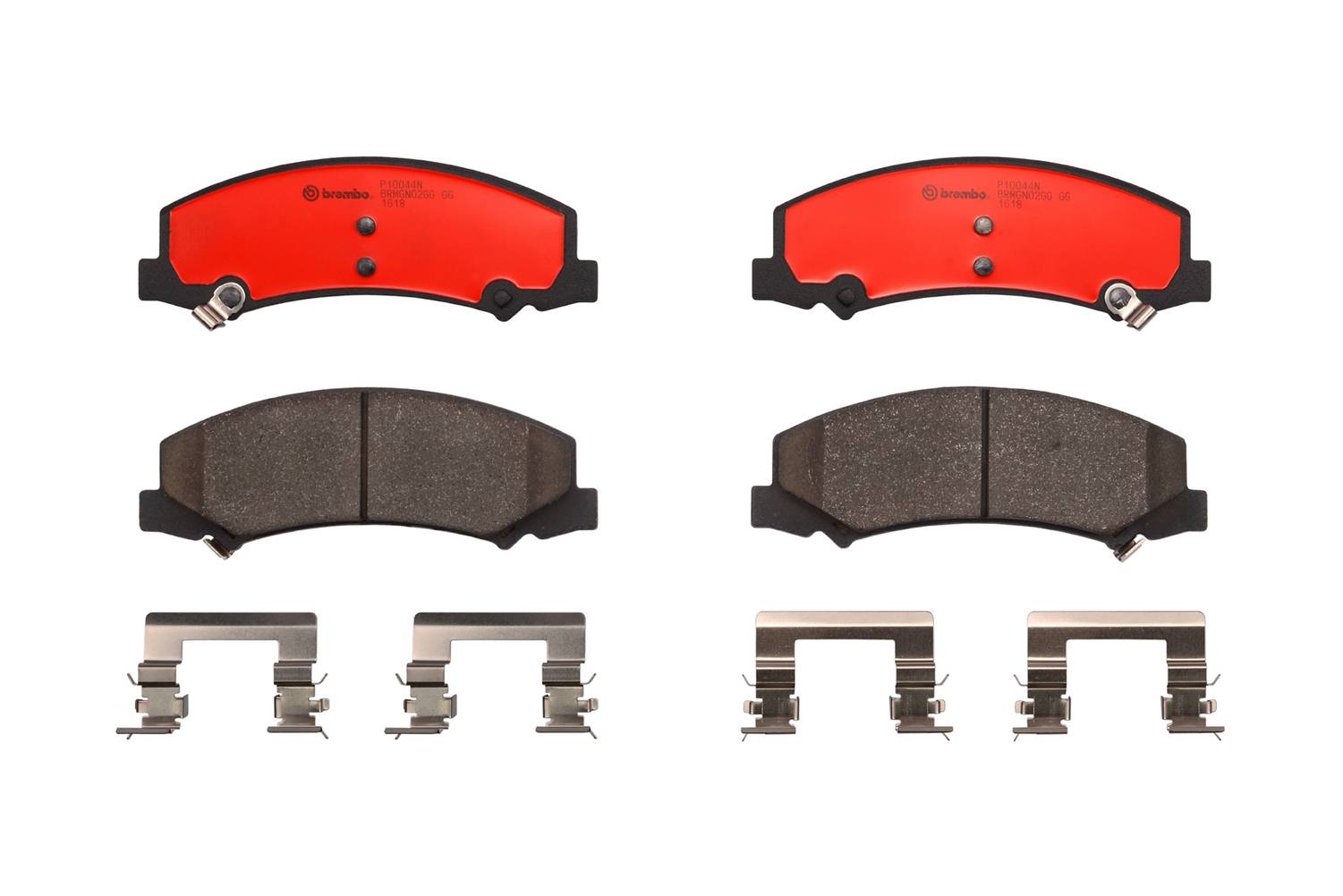 Buick Cadillac Chevrolet Disc Brake Pad Set - Front (Ceramic) 25996832 Brembo