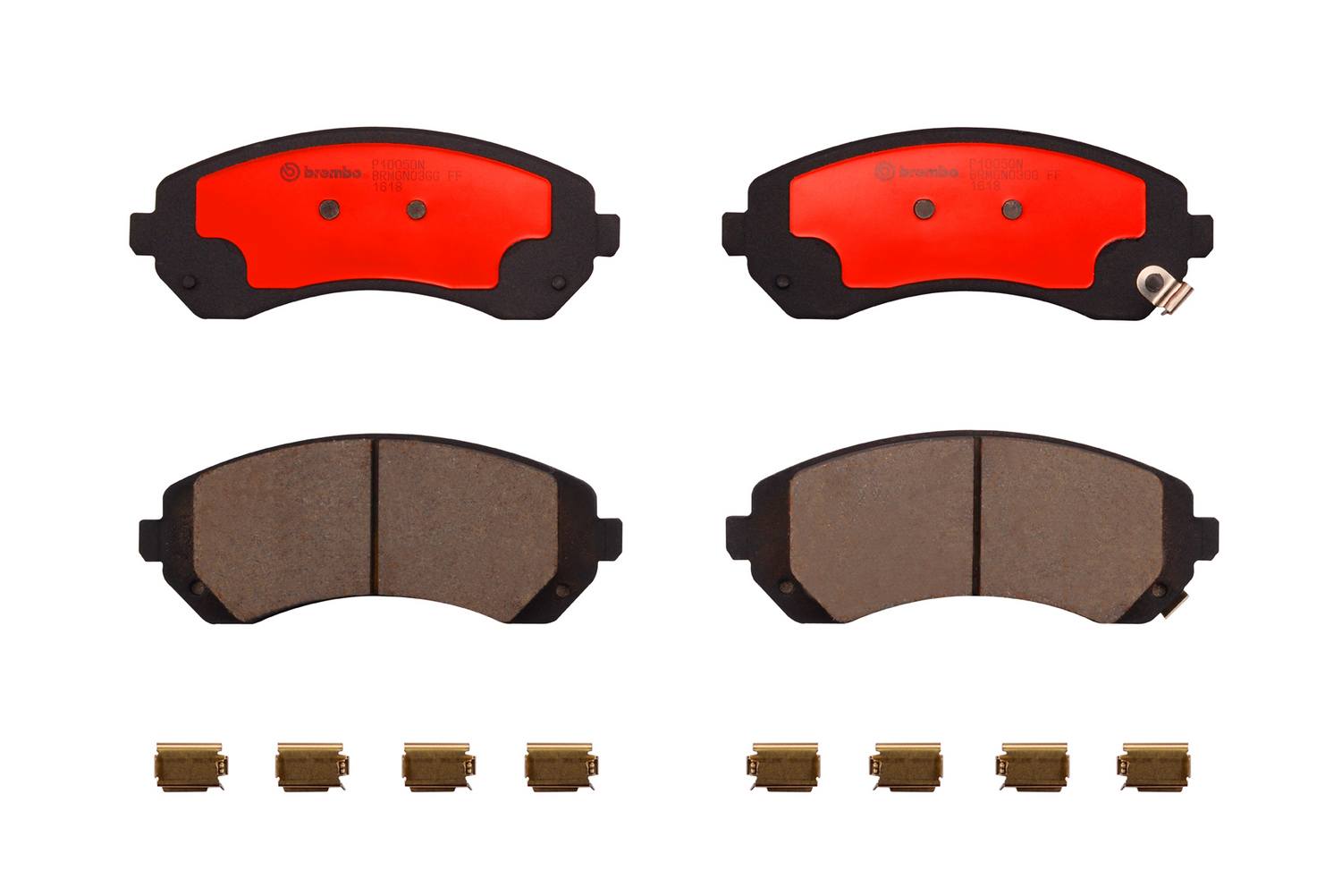 Buick Chevrolet Pontiac Disc Brake Pad Set - Front (Ceramic) 89047824 Brembo