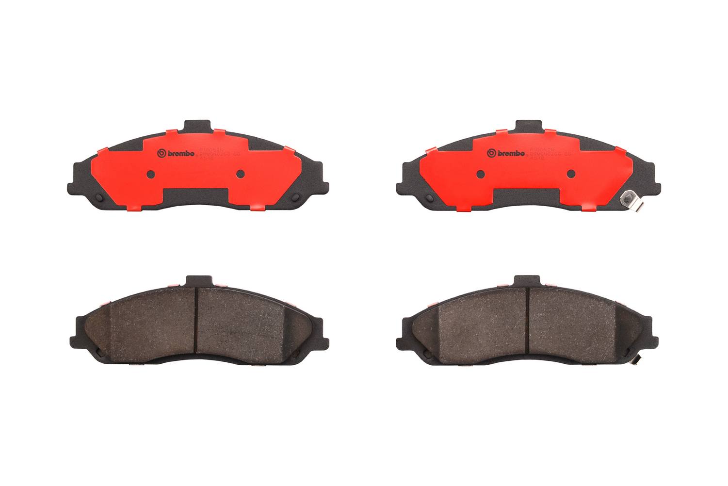 Cadillac Chevrolet Pontiac Disc Brake Pad Set - Front (Ceramic) 89060211 Brembo