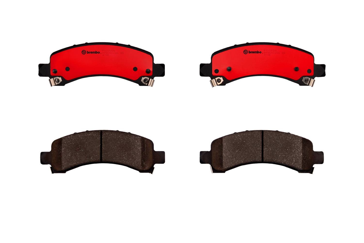 Cadillac Chevrolet GMC Disc Brake Pad Set - Rear (Ceramic) 89027010 Brembo