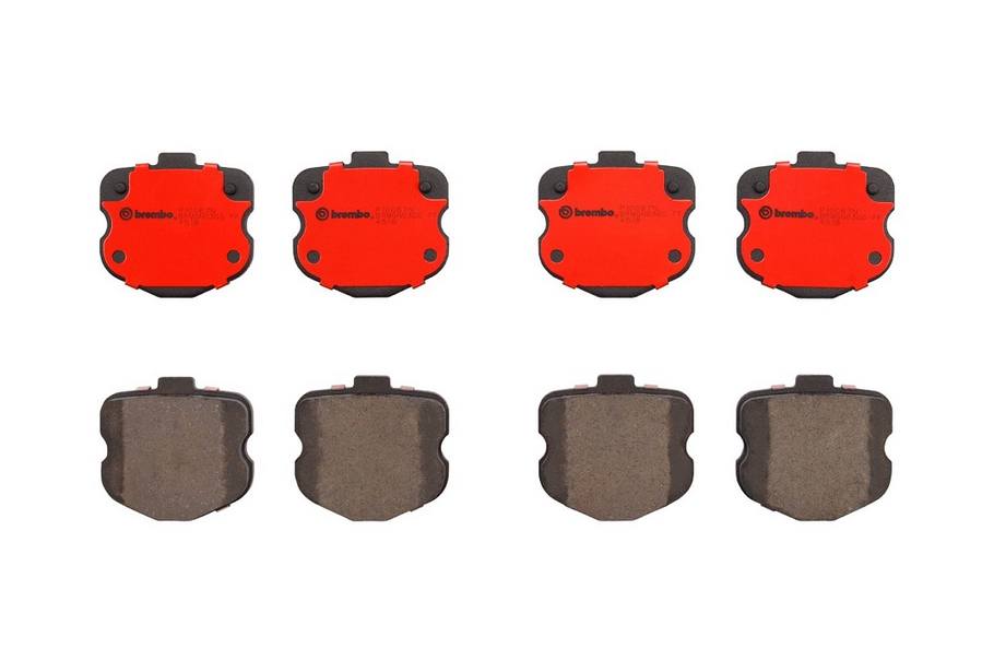 Chevrolet Disc Brake Pad Set - Rear (Ceramic) 19121811 Brembo