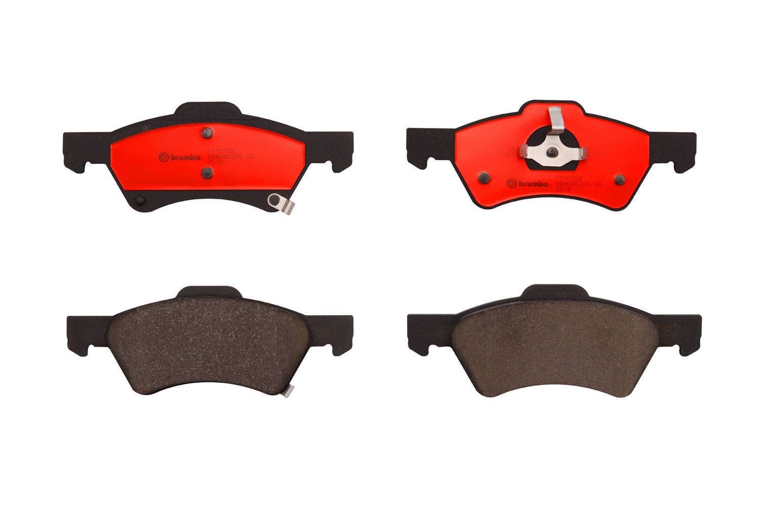 Chrysler Dodge Disc Brake Pad Set - Front (Ceramic) 5019804AA Brembo