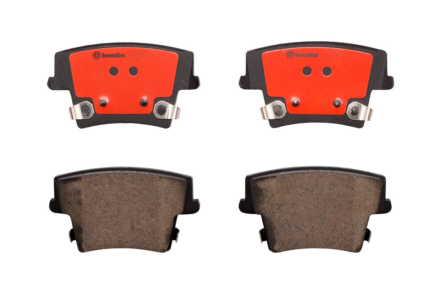 Chrysler Dodge Disc Brake Pad Set - Rear (Ceramic) 5142566AB Brembo