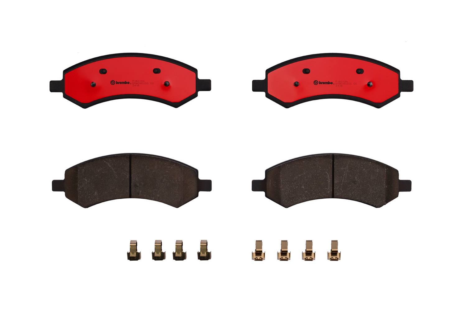 Ram Chrysler Dodge Disc Brake Pad and Rotor Kit - Front (336mm) (Ceramic) Brembo