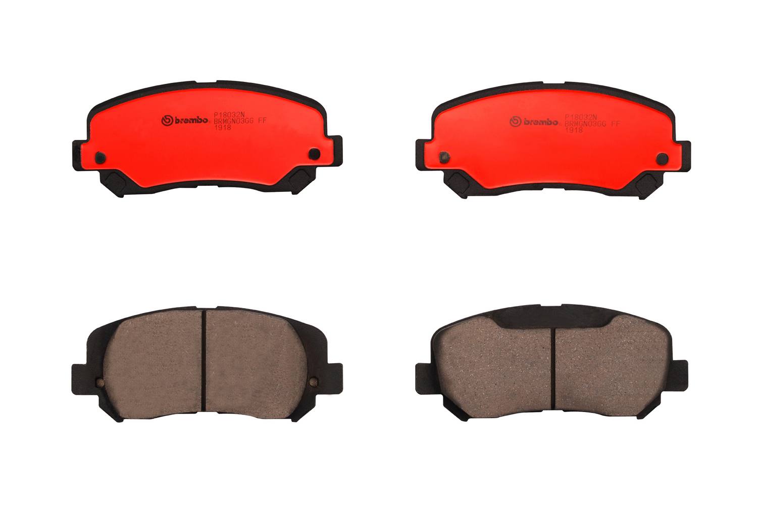 Chrysler Dodge Disc Brake Pad Set - Front (Ceramic) 68316498AA Brembo