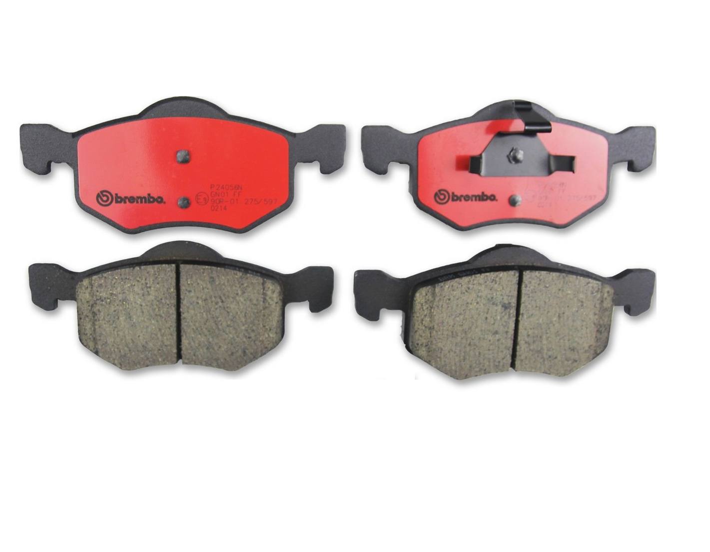 Ford Mazda Mercury Disc Brake Pad Set - Front (Ceramic) YL8Z2001BA Brembo