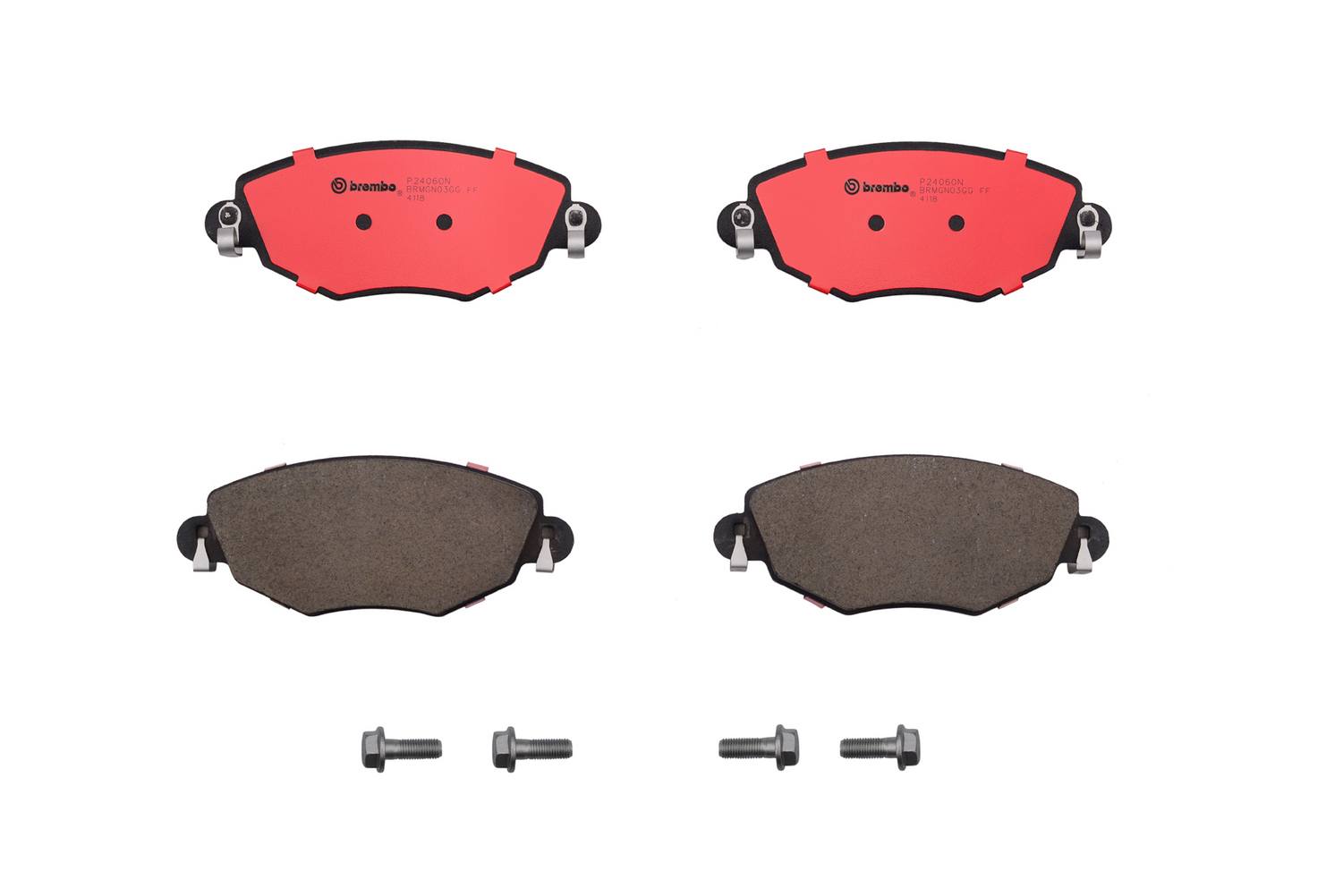 Jaguar Disc Brake Pad Set - Front (Ceramic) C2S52079 Brembo