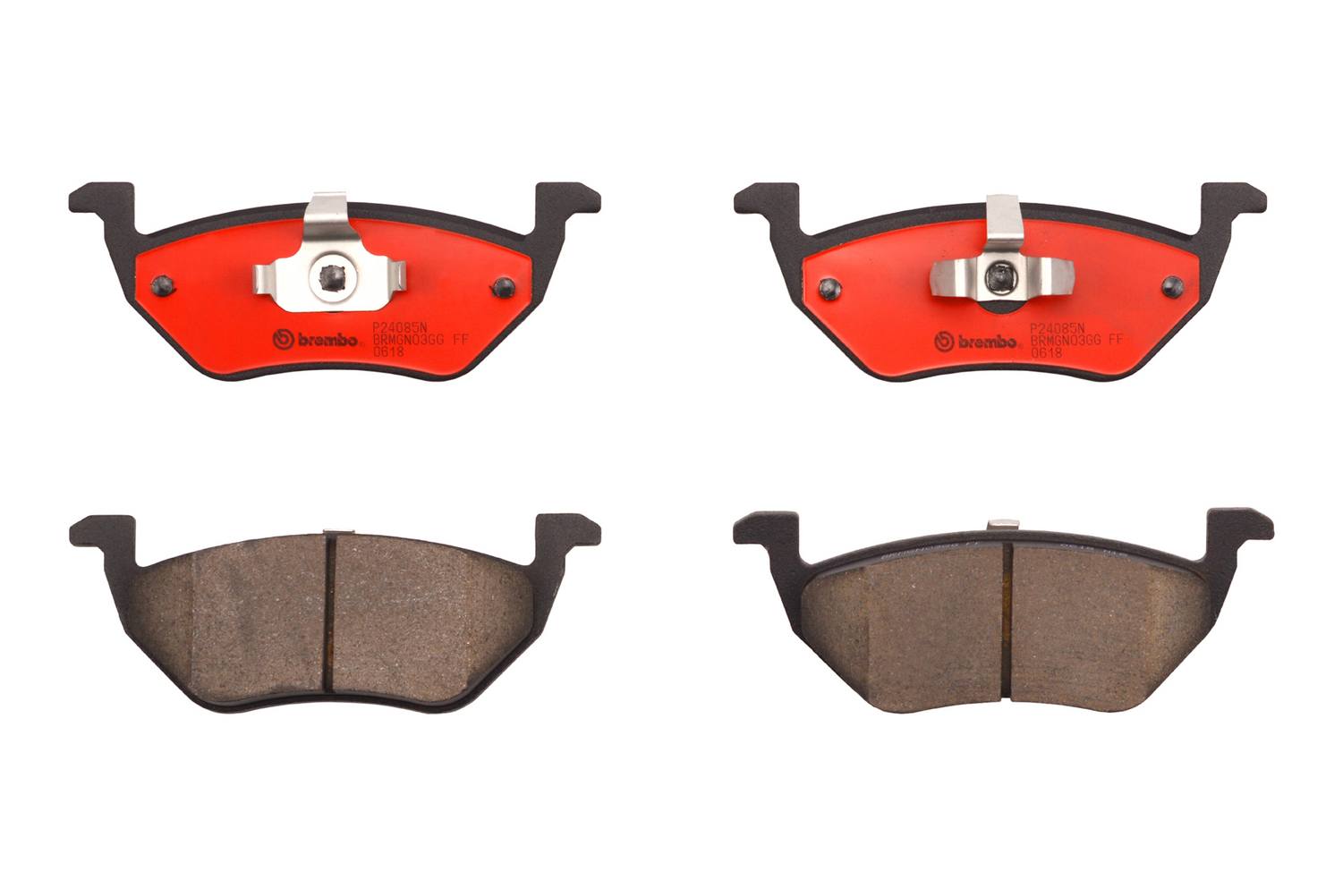 Ford Mazda Mercury Disc Brake Pad Set - Rear (Ceramic) 6L8Z2200B Brembo