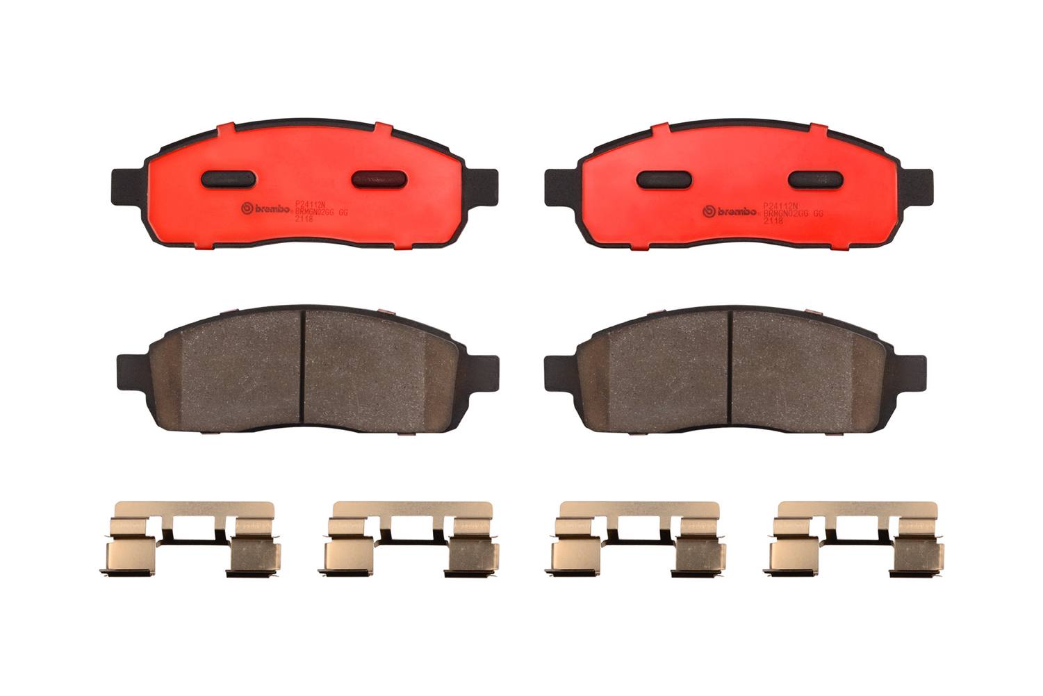 Ford Disc Brake Pad Set - Front (Ceramic) 4U2Z2V001CA Brembo