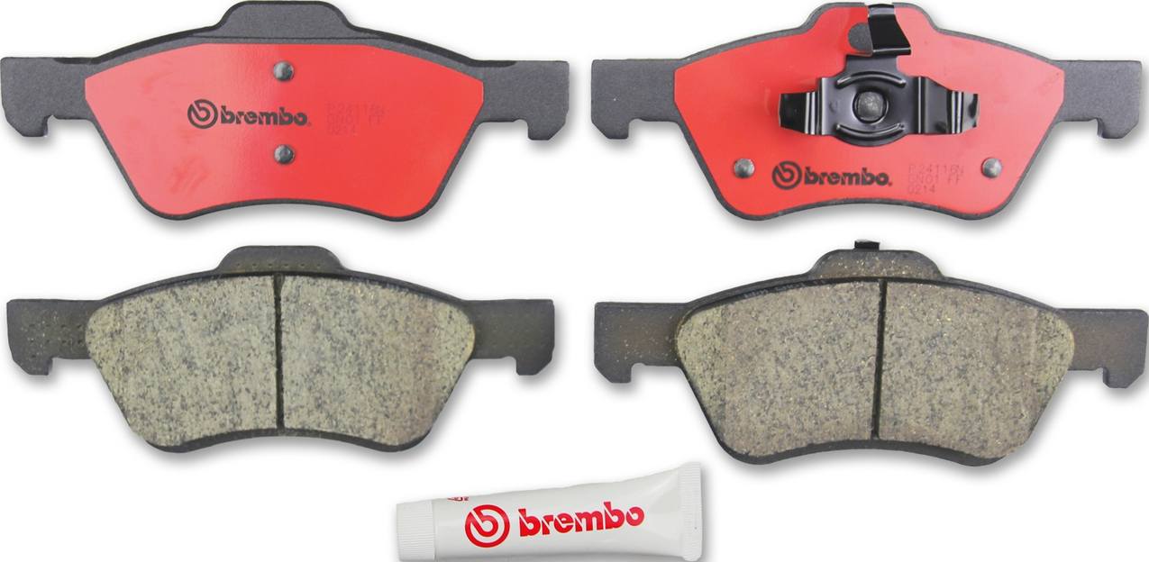 Ford Mazda Mercury Disc Brake Pad Set - Front (Ceramic) CU2Z2V001H Brembo