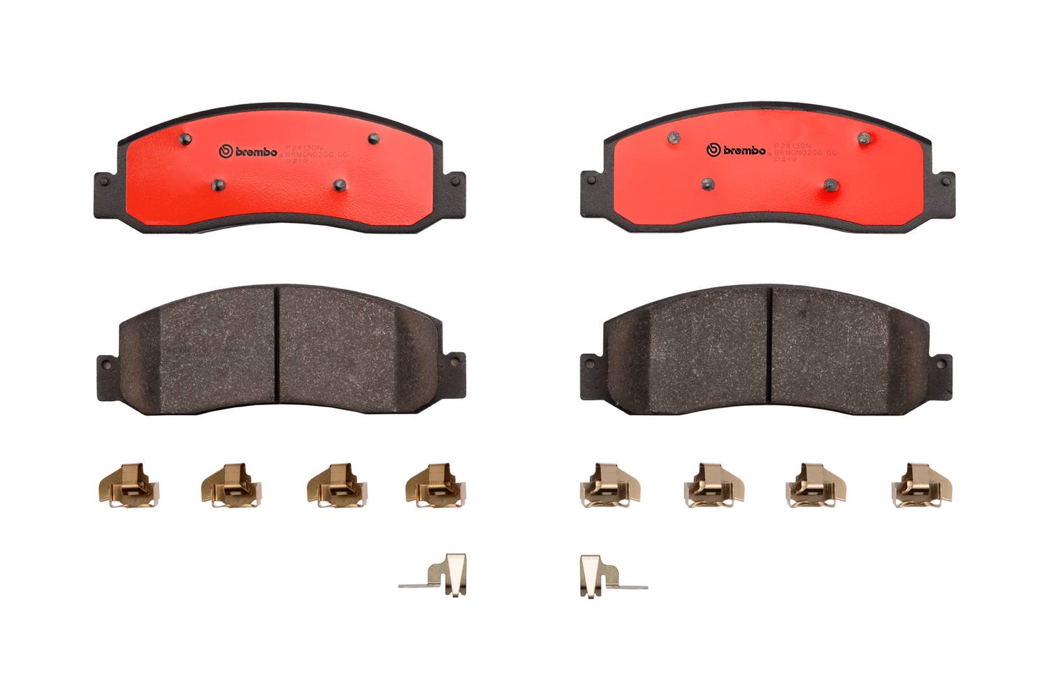 Ford Disc Brake Pad Set - Front (Ceramic) AU2Z2V001D Brembo