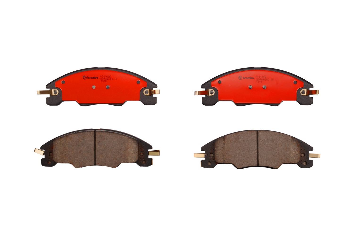 Ford Disc Brake Pad Set - Front (Ceramic) 8U2Z2V001A Brembo