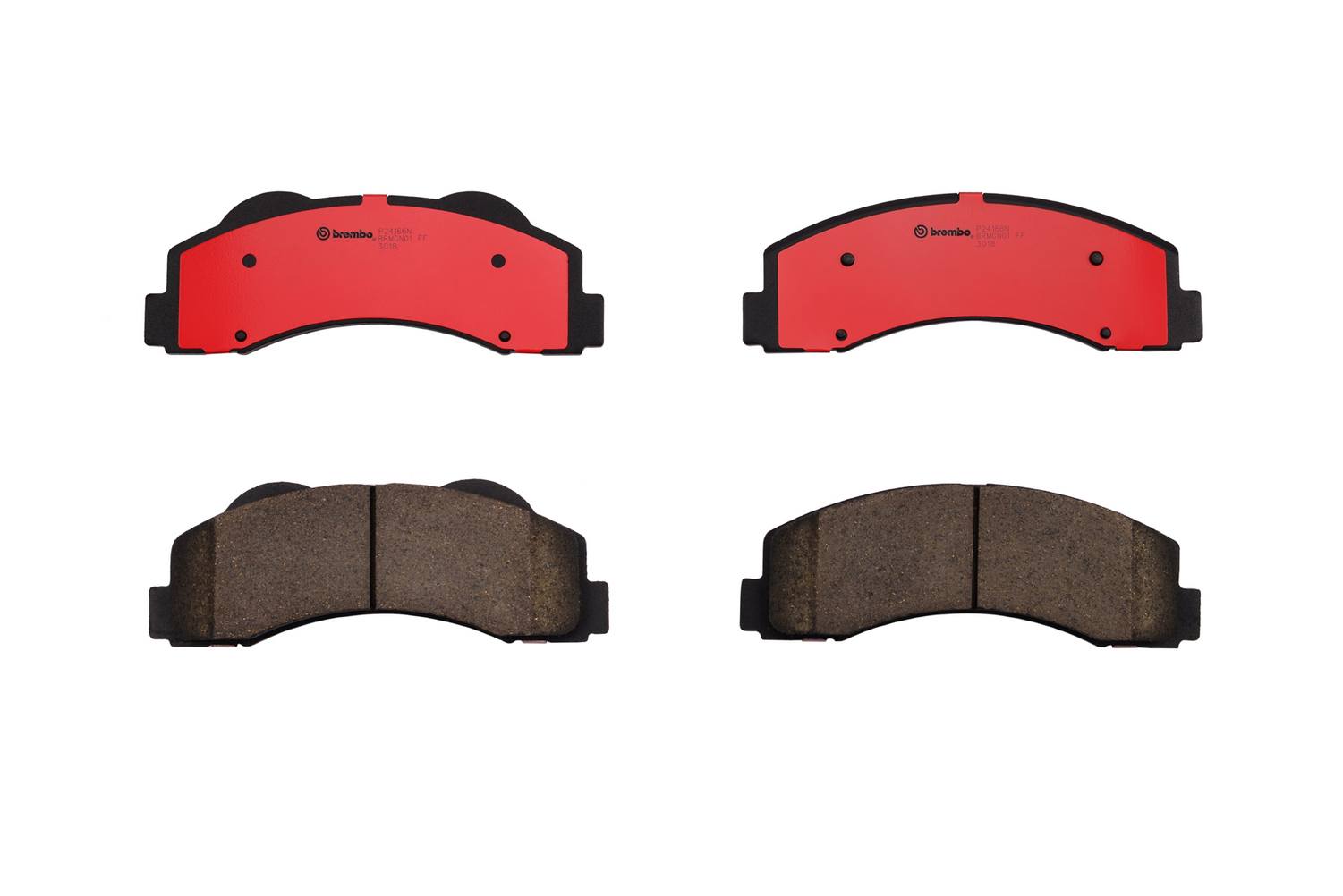 Ford Lincoln Disc Brake Pad Set - Front (Ceramic) FL1Z2001D Brembo